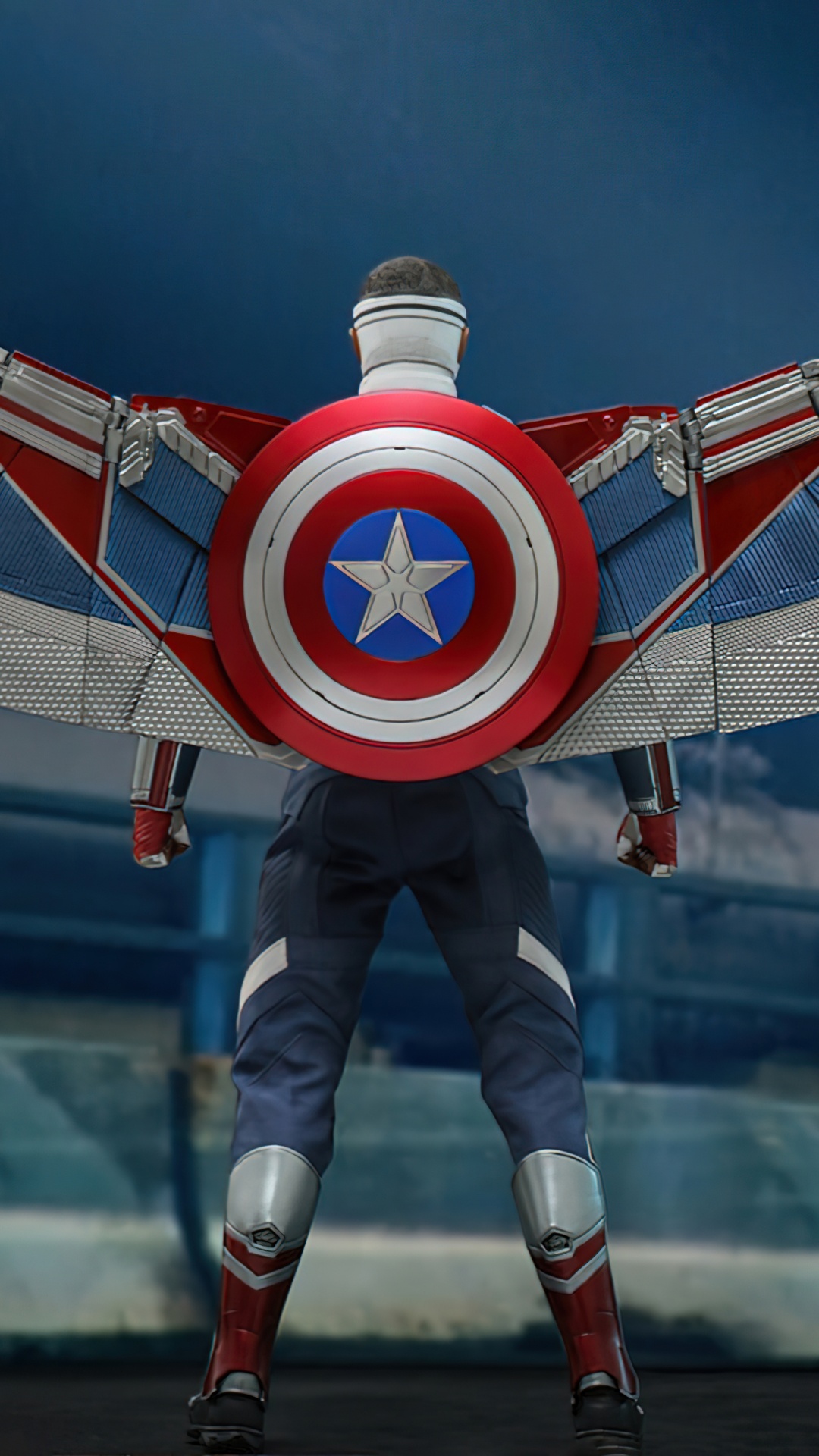 Falcon, Capitán América, Sam Wilson, Juguetes Calientes, Bucky Barnes. Wallpaper in 1080x1920 Resolution