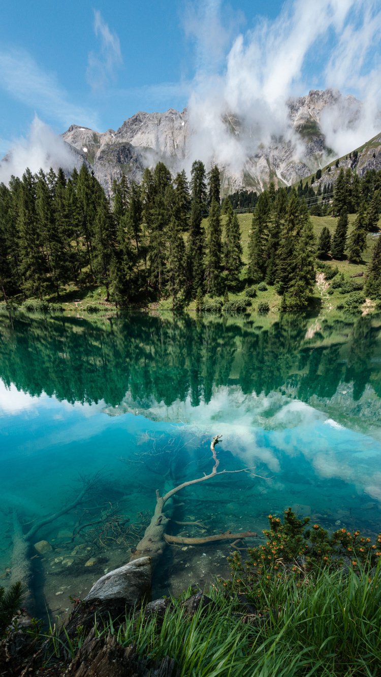 Natur, Naturlandschaft, Bergigen Landschaftsformen, Wasser, Wildnis. Wallpaper in 750x1334 Resolution