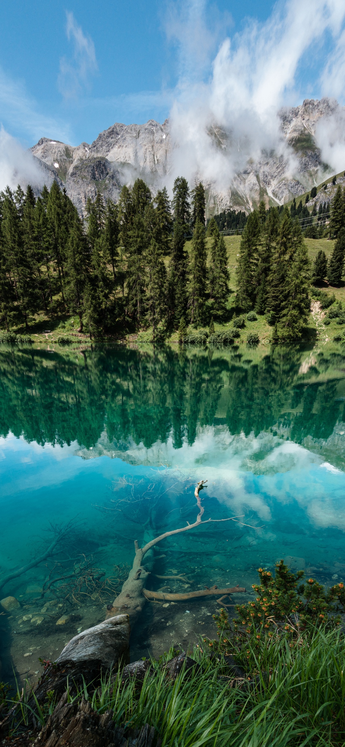 Nature, Paysage Naturel, Les Reliefs Montagneux, Eau, Réflexion. Wallpaper in 1125x2436 Resolution