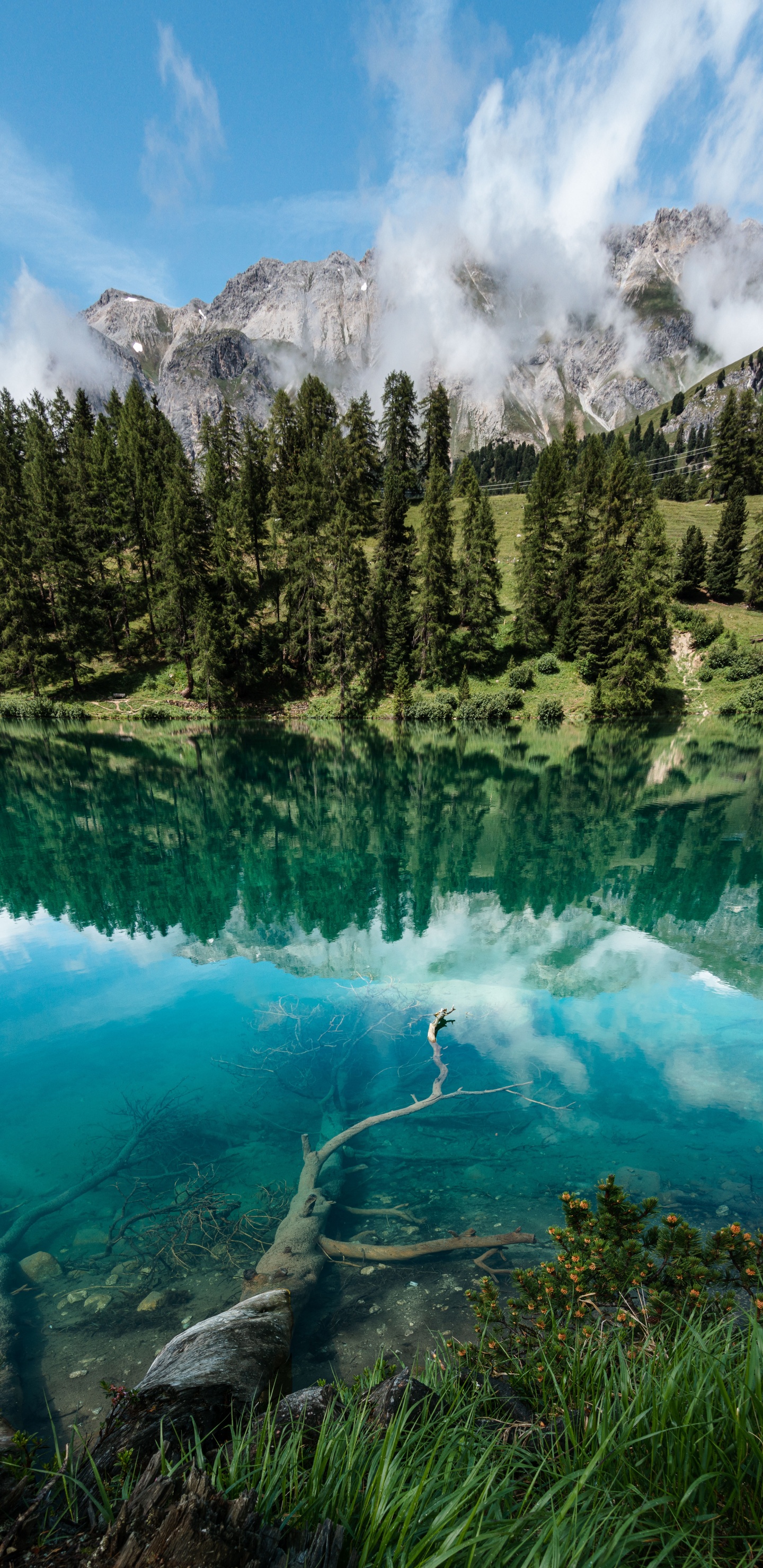 Nature, Paysage Naturel, Les Reliefs Montagneux, Eau, Réflexion. Wallpaper in 1440x2960 Resolution