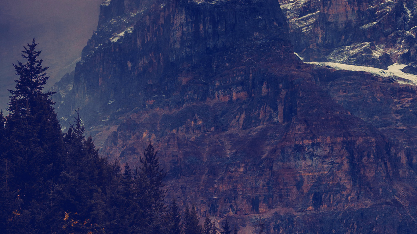 Yoho National Park Of Canada, Park Street Church, Cloud, Mountain, Atmosphere. Wallpaper in 1366x768 Resolution