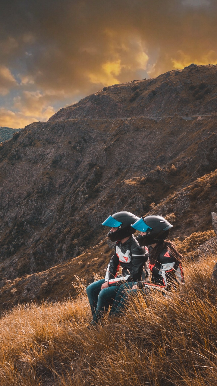 Bicycle, Mountainous Landforms, Mountain, Wilderness, Cloud. Wallpaper in 720x1280 Resolution