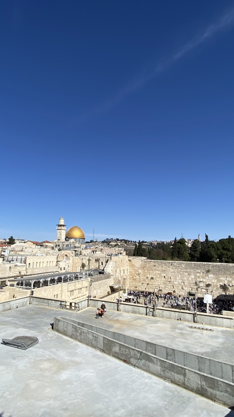 Muro Occidental, Sitio Histórico, la Historia Antigua, Jerusalén, Israel. Wallpaper in 750x1334 Resolution