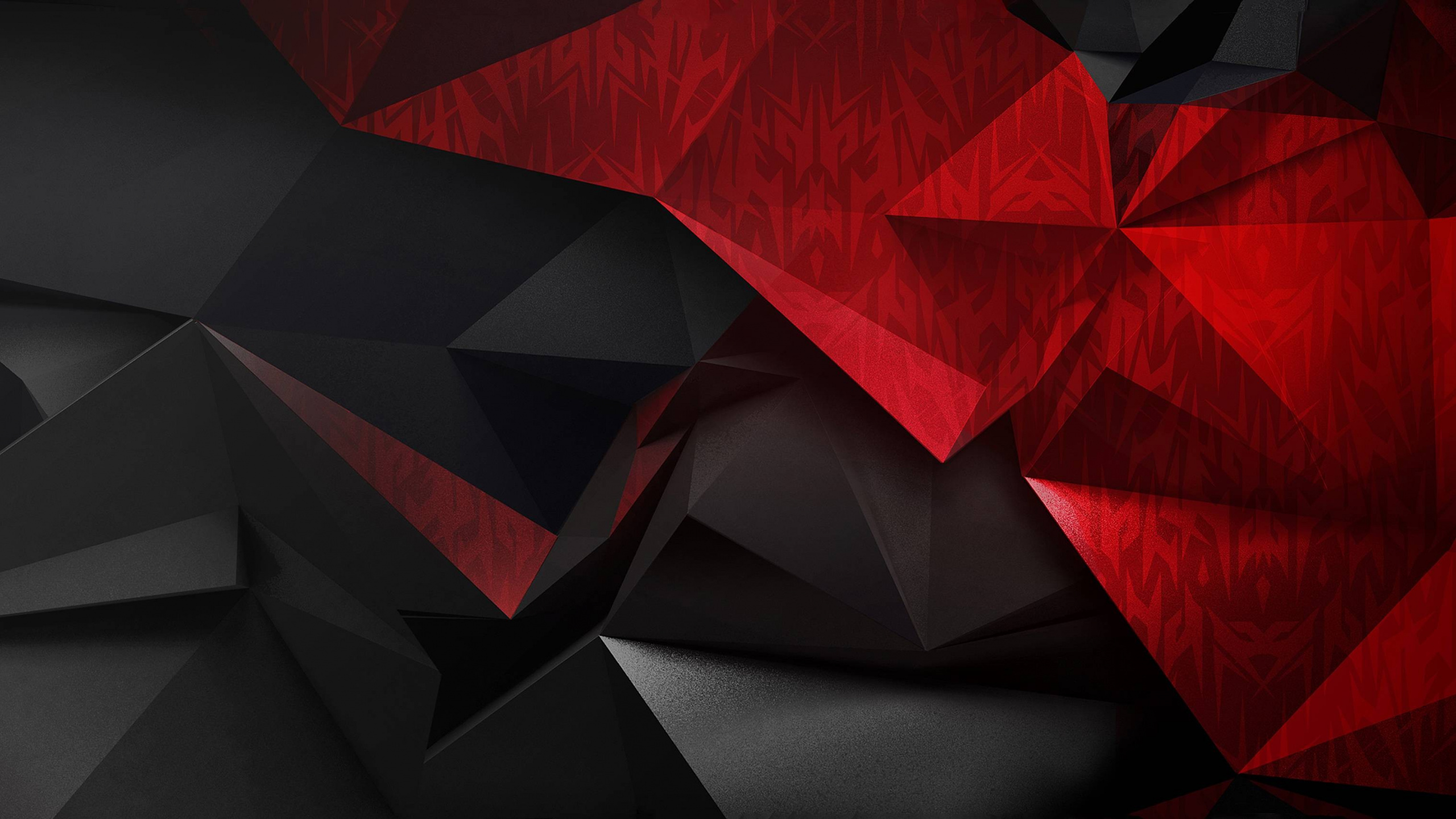Arte Abstracto Rojo y Negro. Wallpaper in 2560x1440 Resolution
