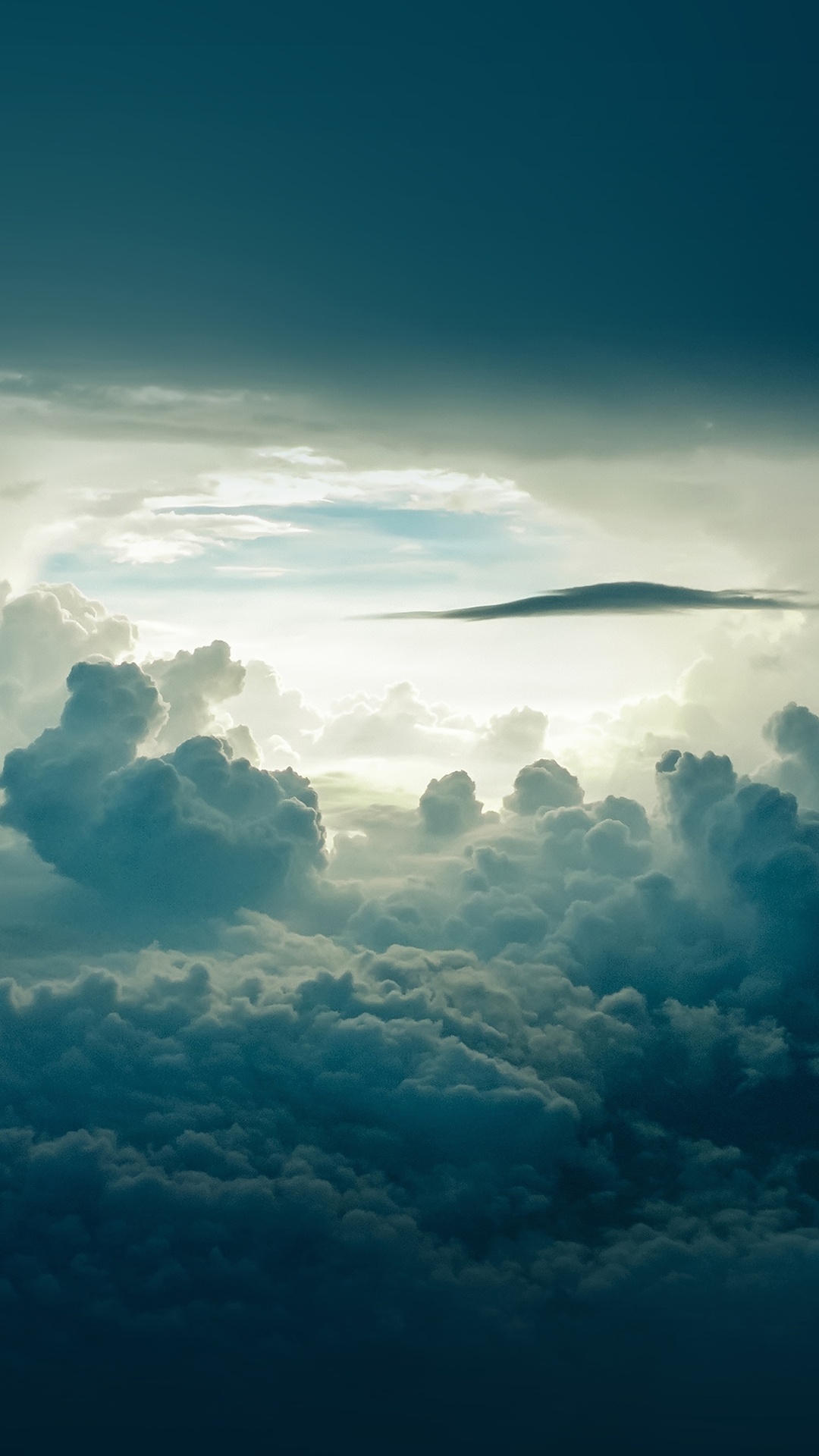 IOS, Atmosphère, Afterglow, Azure, Paysage Naturel. Wallpaper in 1080x1920 Resolution