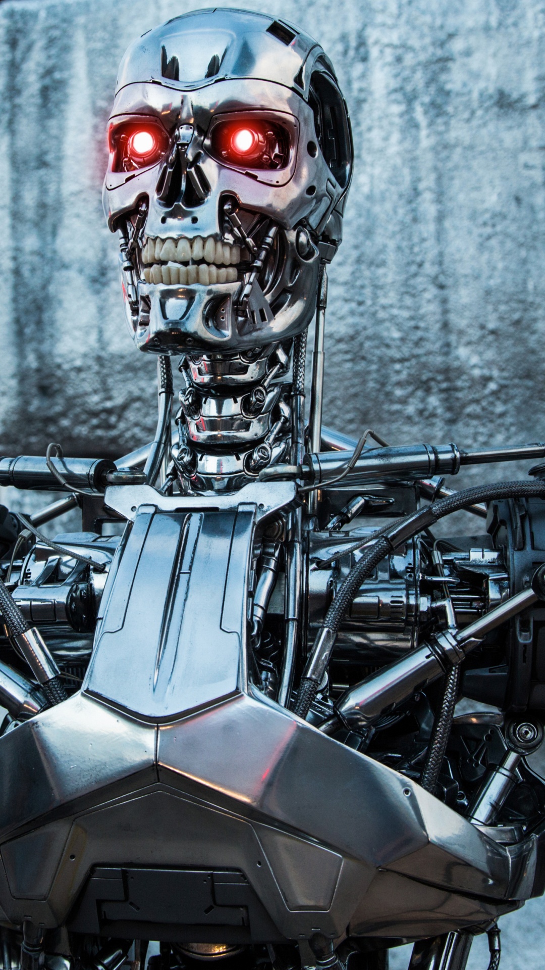 Black and Gray Robot Toy. Wallpaper in 1080x1920 Resolution