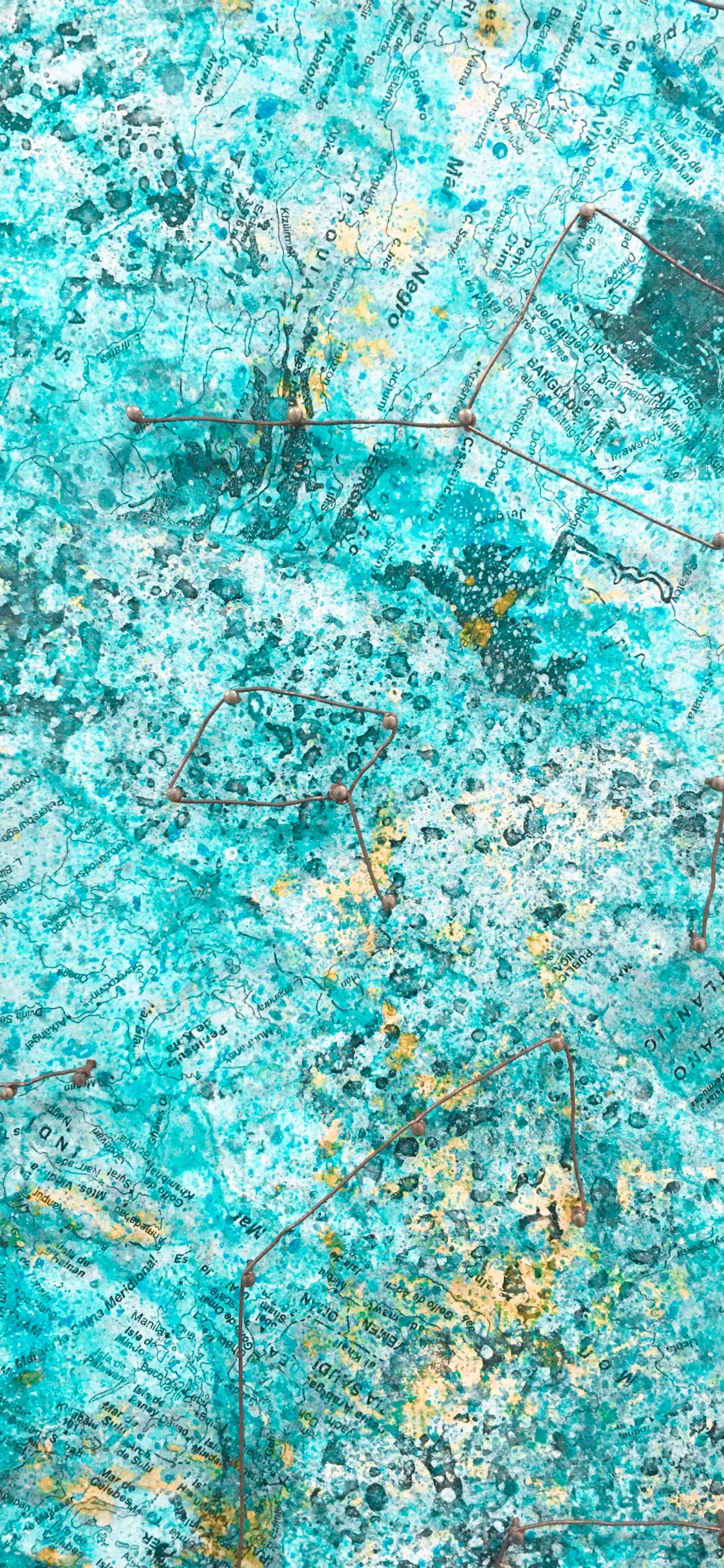 纹理, 水上 壁纸 1125x2436 允许