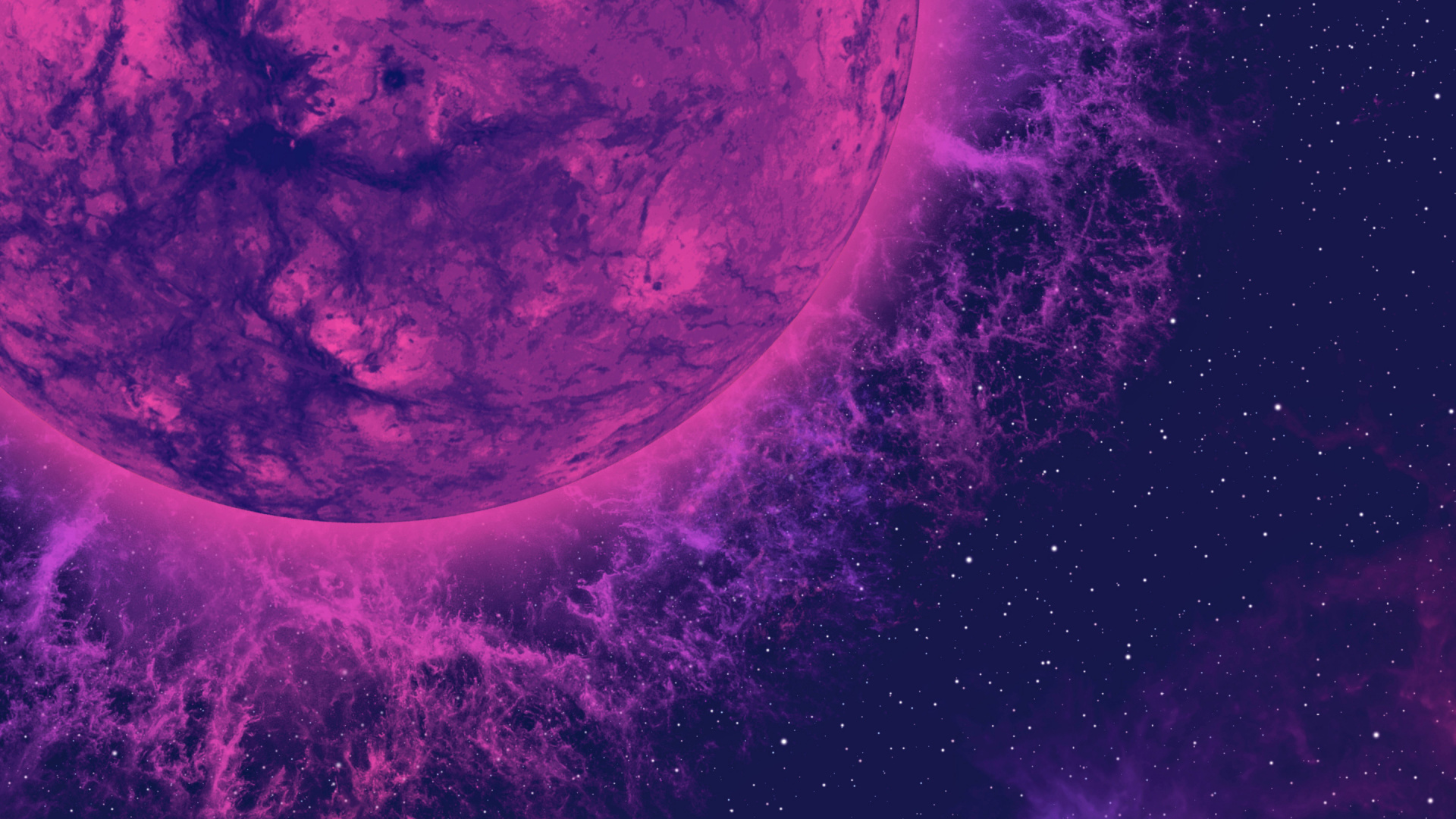 Outer Space, Universe, Astronomical Object, Pink, Purple. Wallpaper in 1920x1080 Resolution