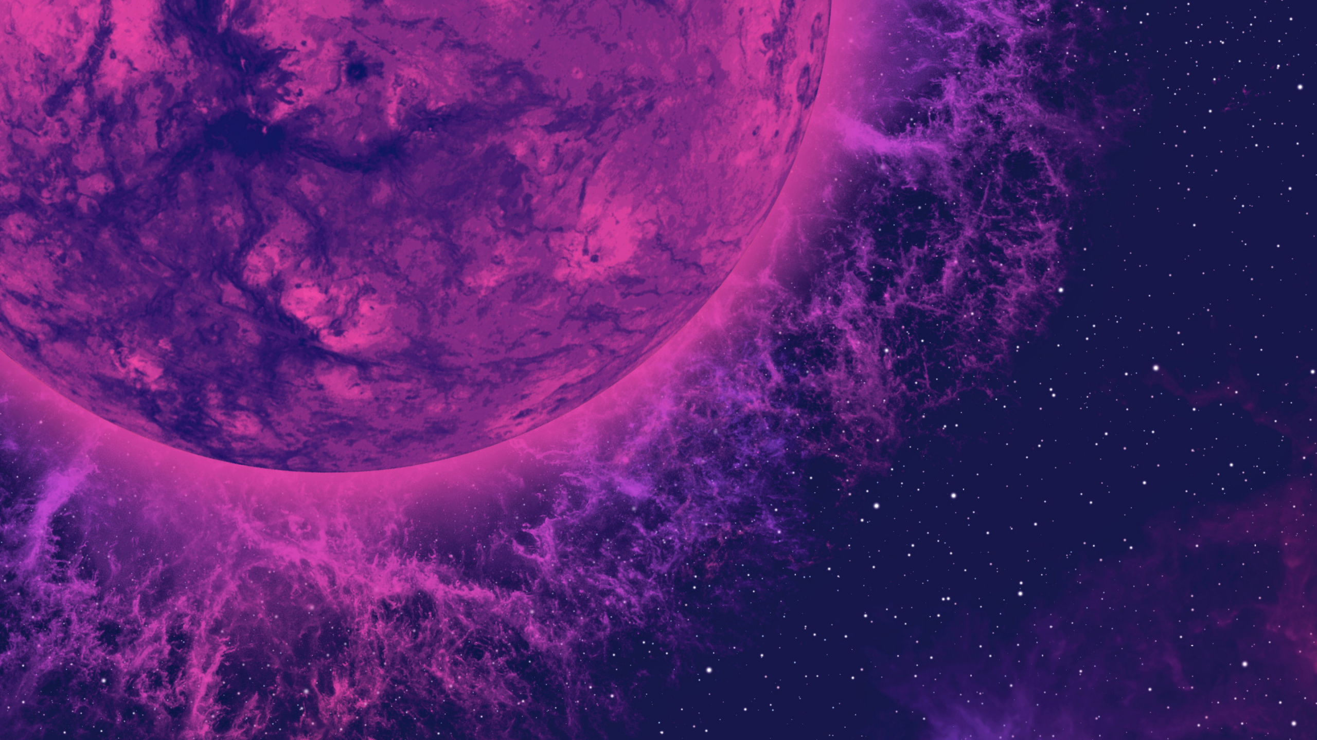 Outer Space, Universe, Astronomical Object, Pink, Purple. Wallpaper in 2560x1440 Resolution
