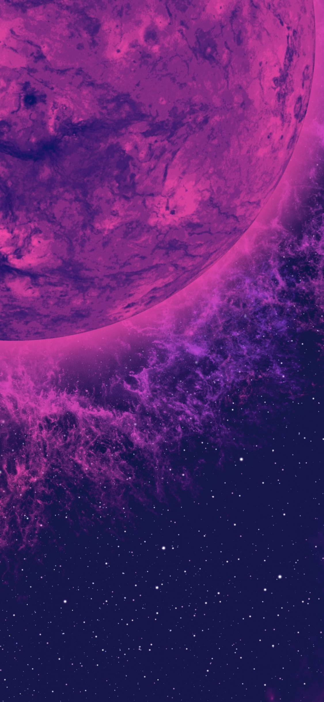 Weltraum, Universum, Astronomisches Objekt, Pink, Purpur. Wallpaper in 1125x2436 Resolution