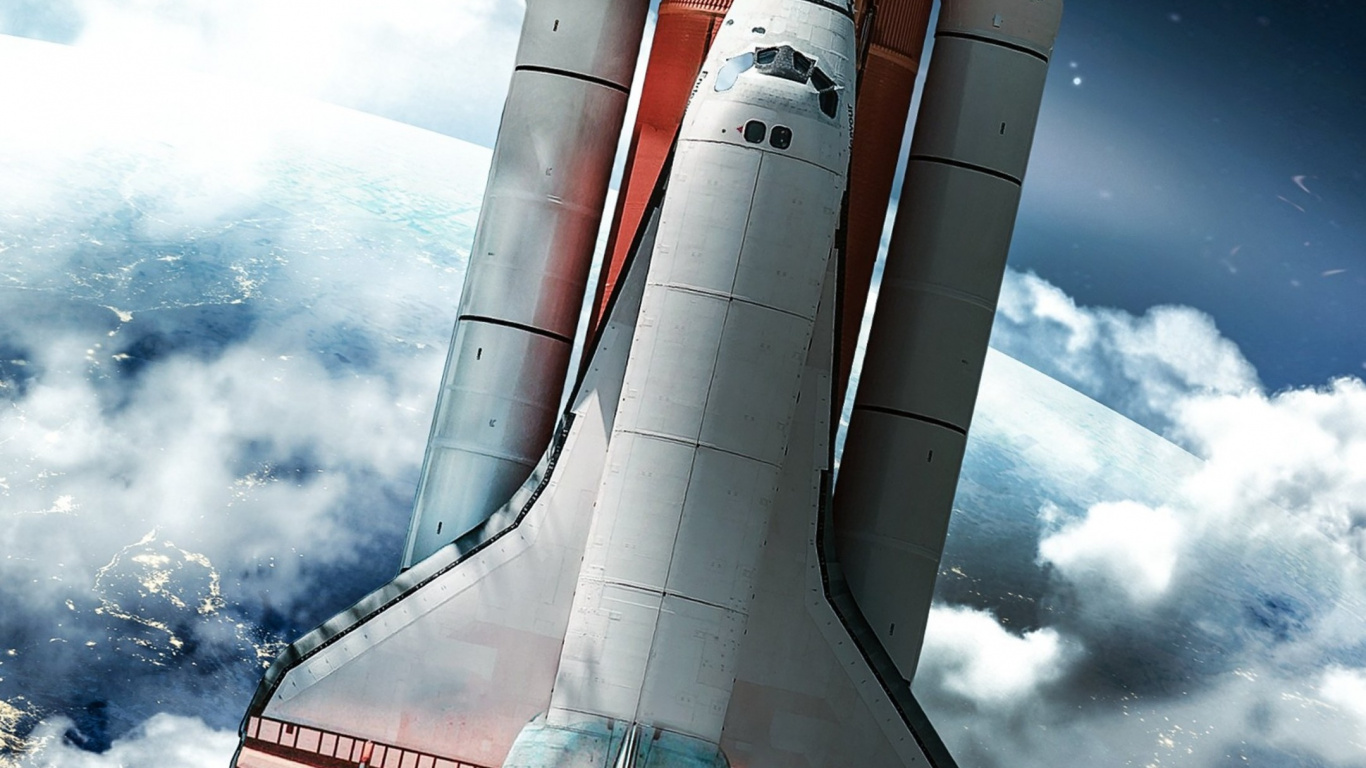 火箭, 火箭发射, 手势, 航天器, 航空 壁纸 1366x768 允许