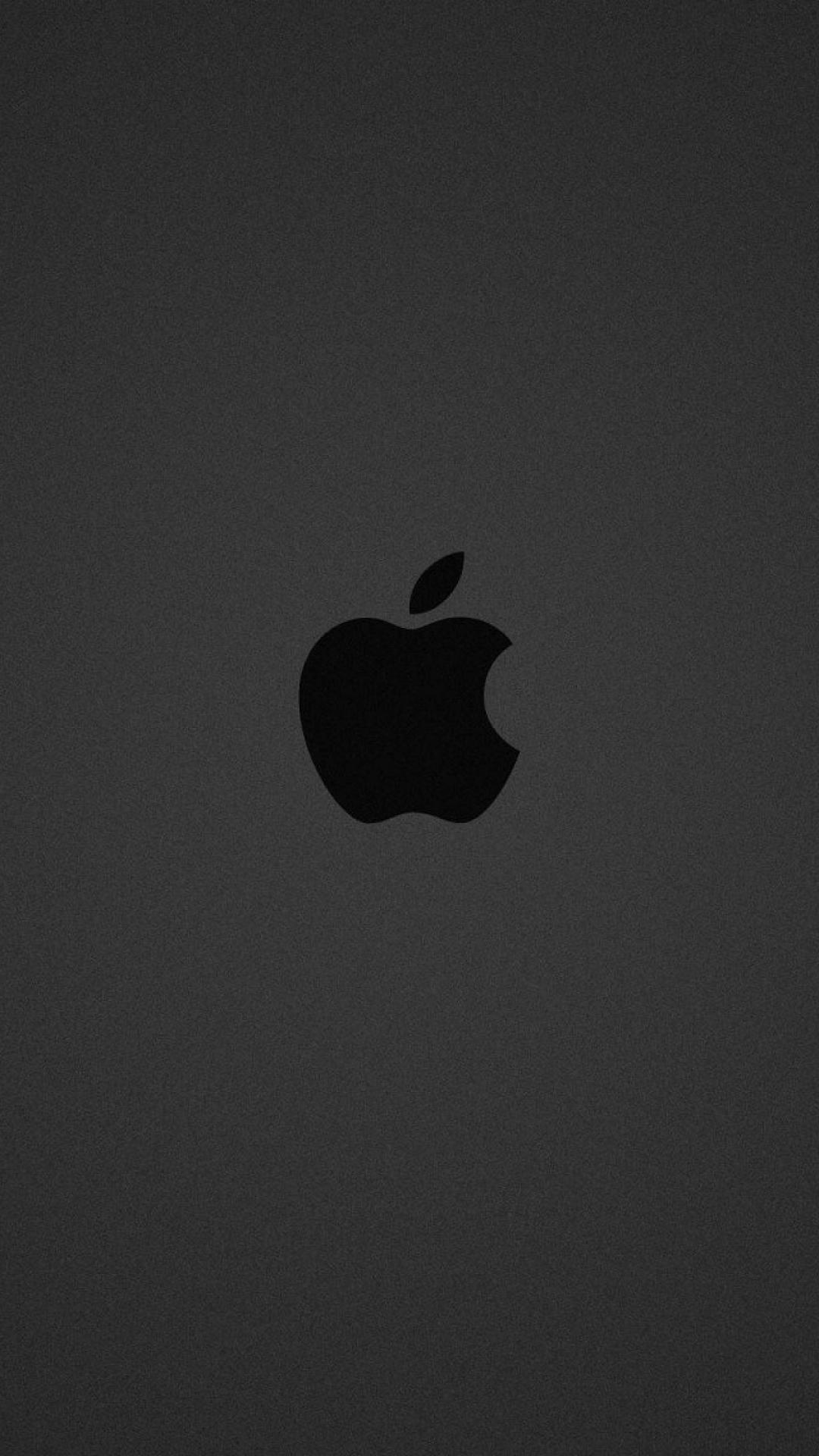 Apple Logo on Gray Surface. Wallpaper in 1080x1920 Resolution