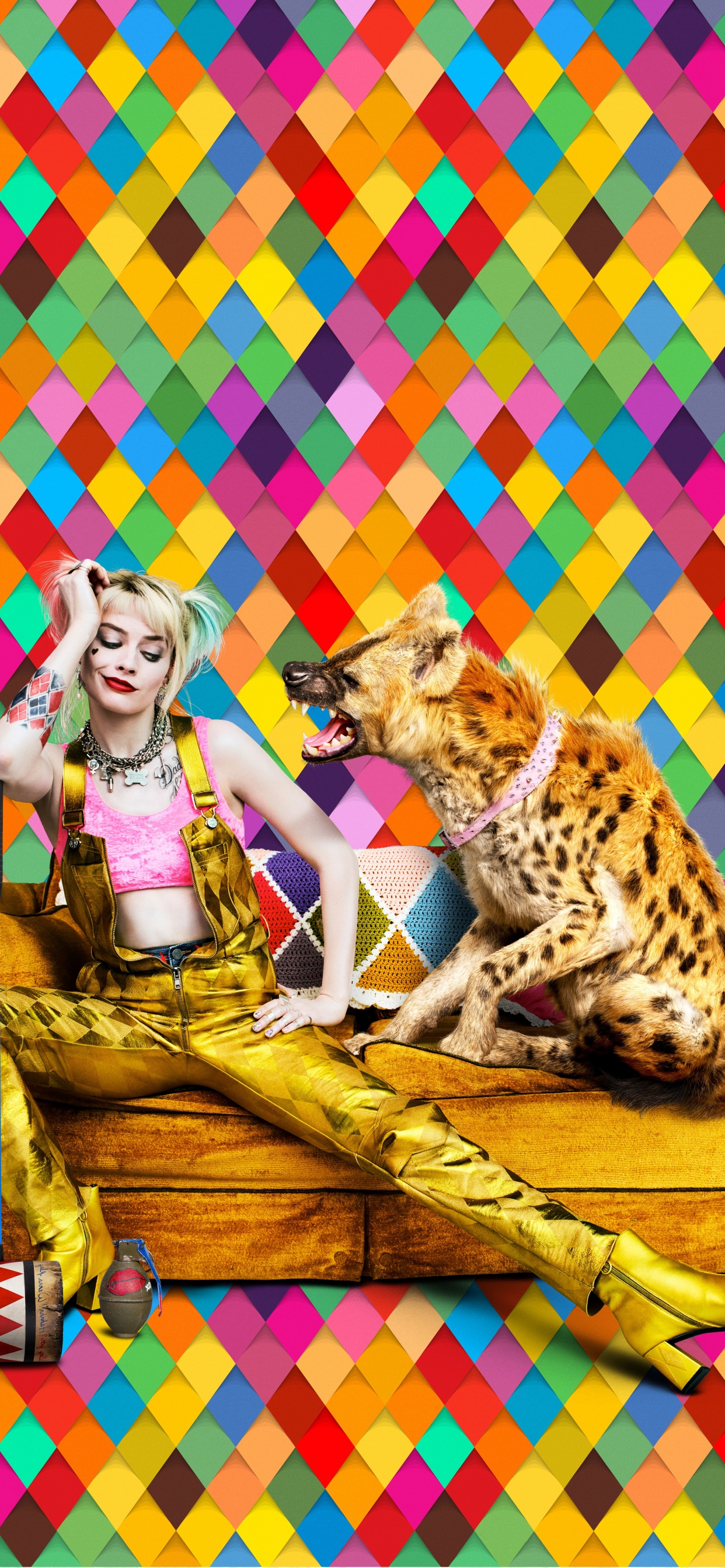 Brown and Black Leopard Figurine. Wallpaper in 1242x2688 Resolution