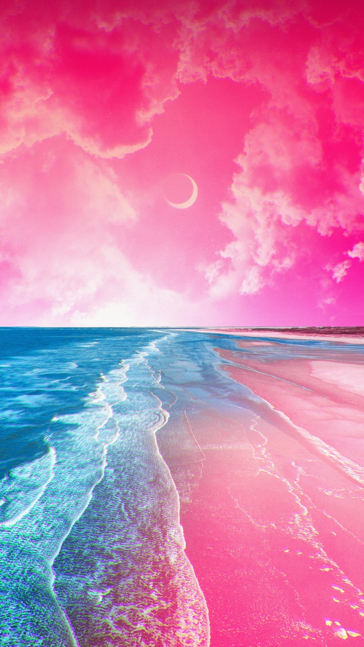 Beach, Sea, Water, Cloud, Water Resources. Wallpaper in 720x1280 Resolution