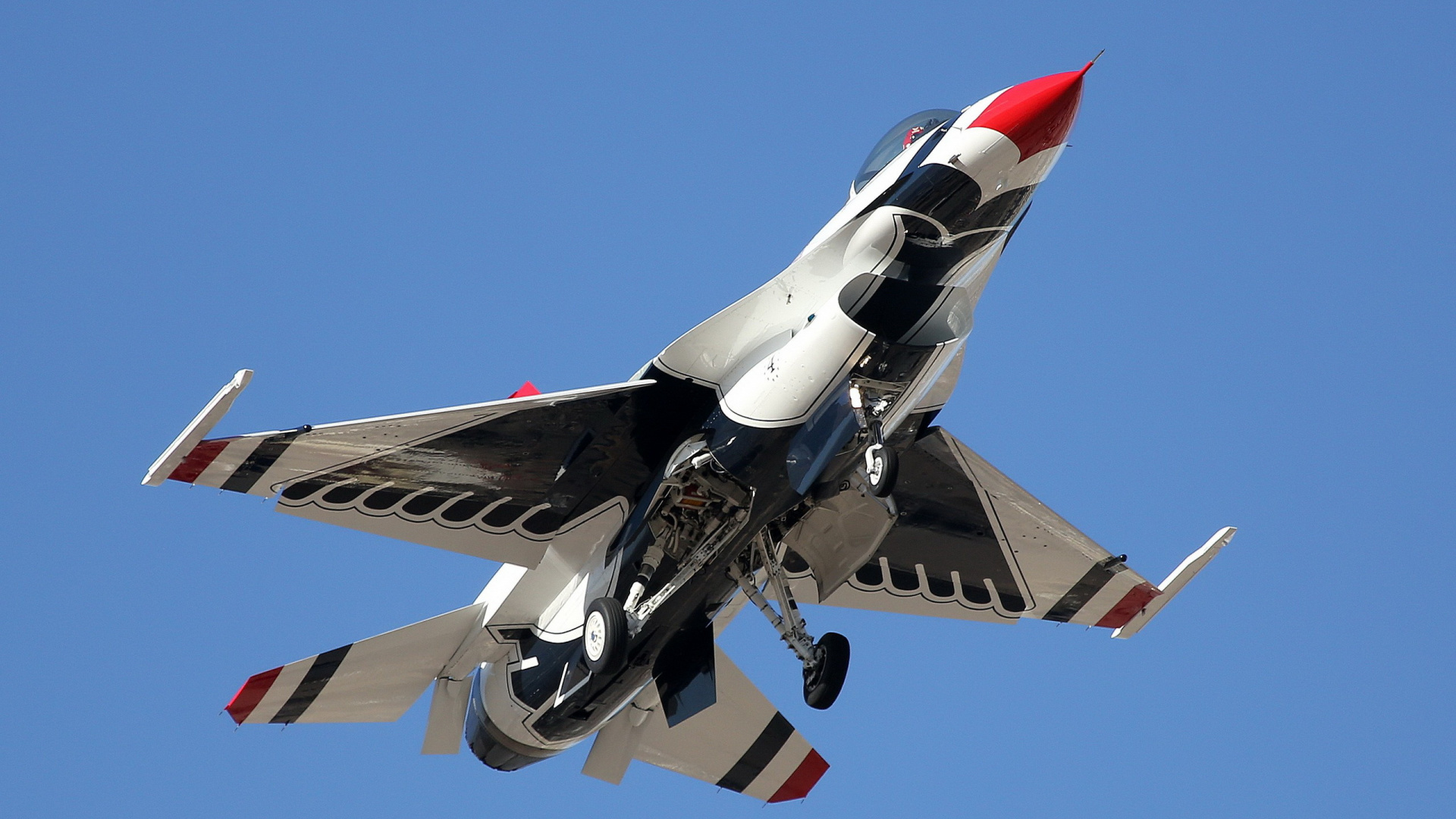 White and Red Jet Plane in Mid Air During Daytime. Wallpaper in 1920x1080 Resolution