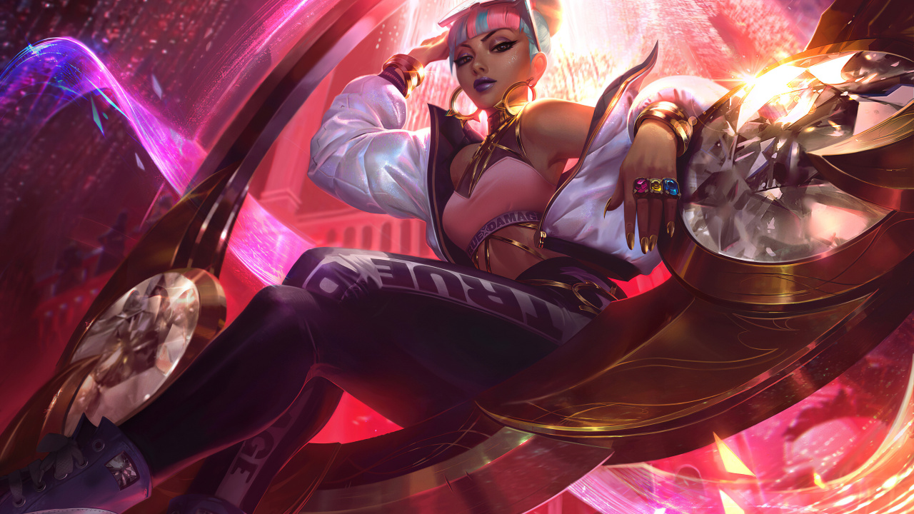 Grafik-design, Fiktiver Charakter, Illustration, Cool, Riot Games. Wallpaper in 1280x720 Resolution