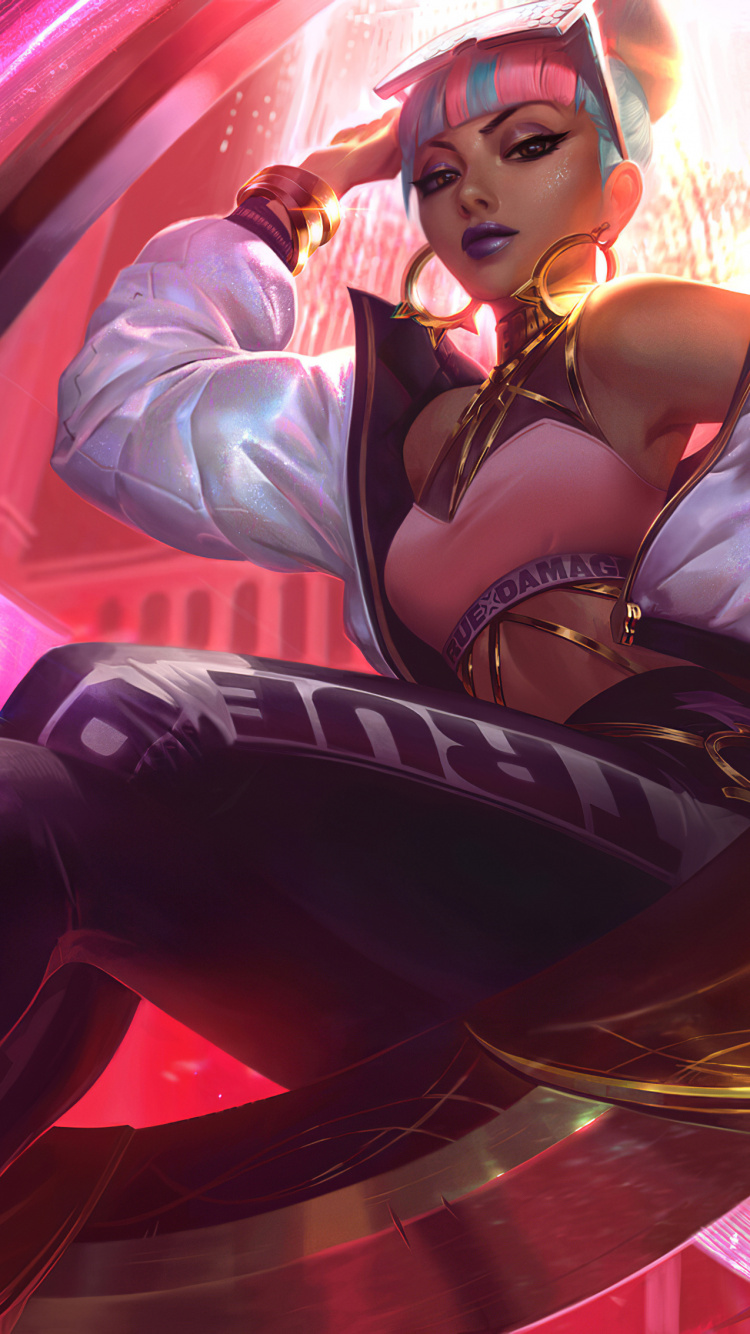 Graphisme, Personnage de Fiction, Illustration, Fraîcheur, Riot Games. Wallpaper in 750x1334 Resolution