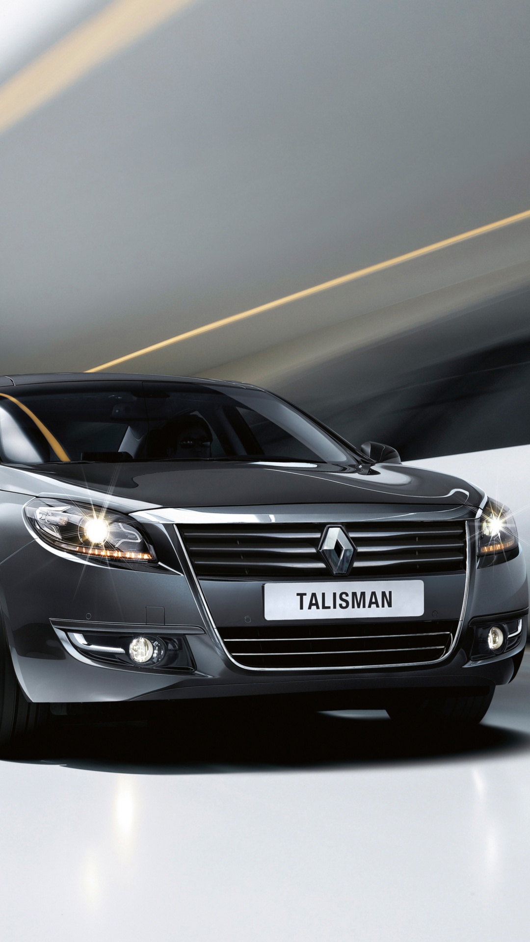 Mercedes Benz Classe c Noir Sur Route. Wallpaper in 1080x1920 Resolution