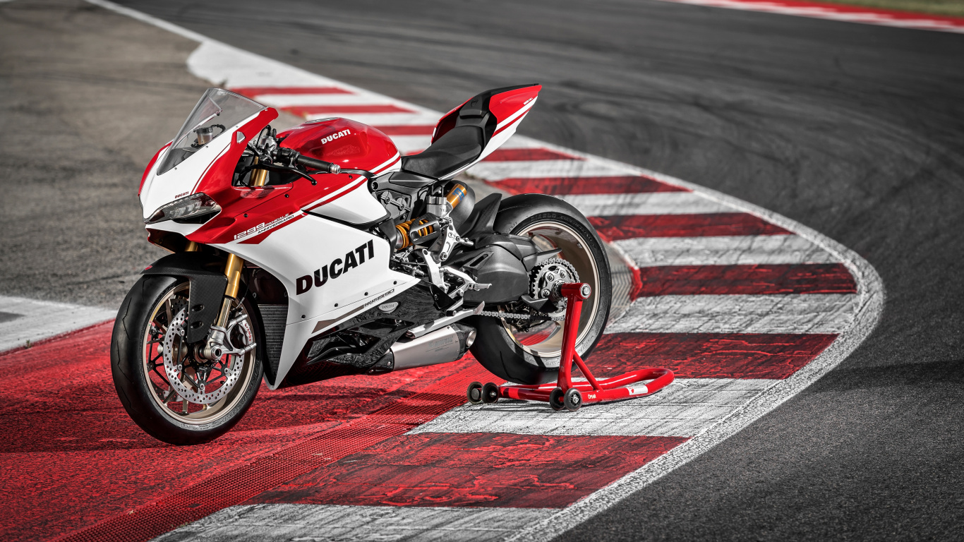 杜卡迪1299, Fim超级摩托车世界锦标赛, 杜卡迪, 超级赛车, 赛道 壁纸 1366x768 允许