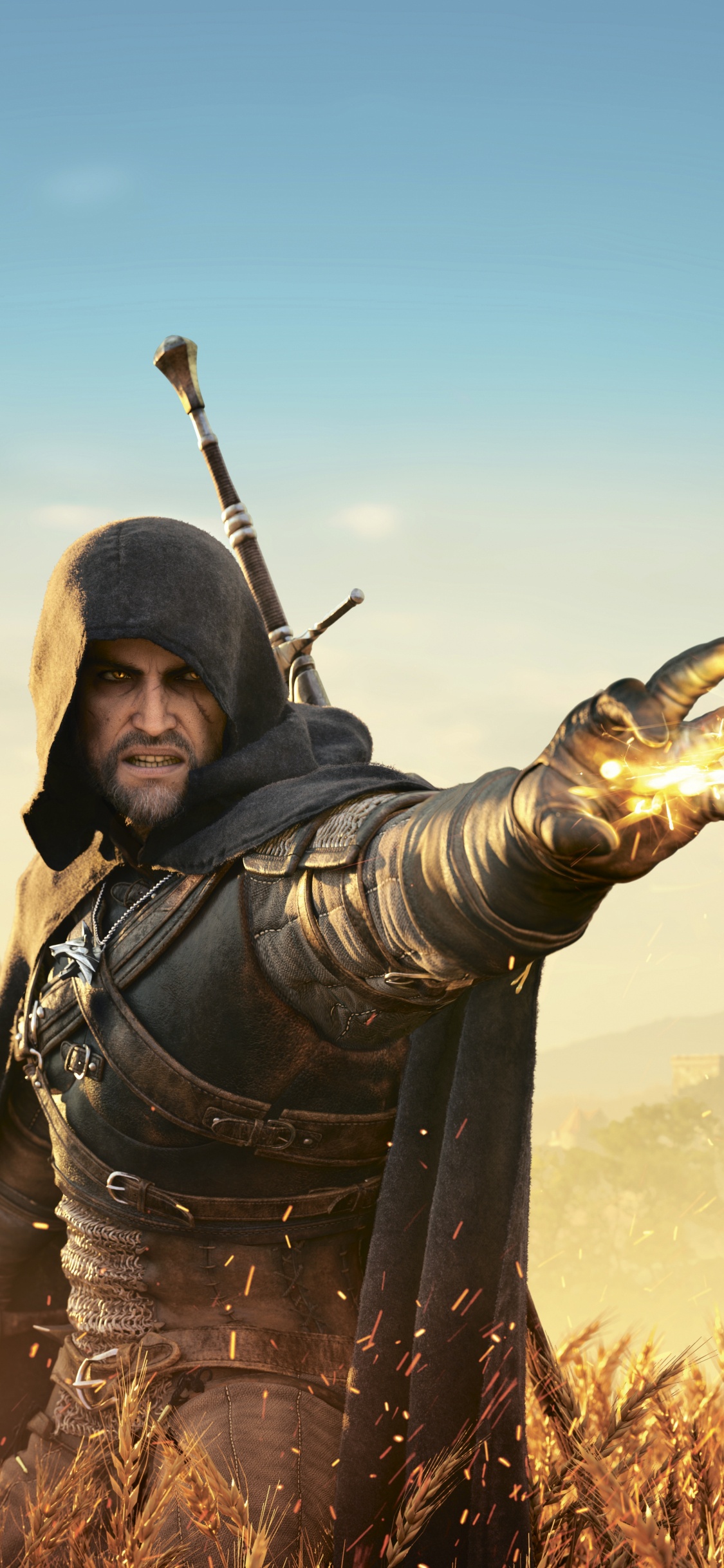 The Witcher 3 Wild Hunt, The Witcher, Geralt Von Riva, Ciri, Pc-Spiel. Wallpaper in 1125x2436 Resolution