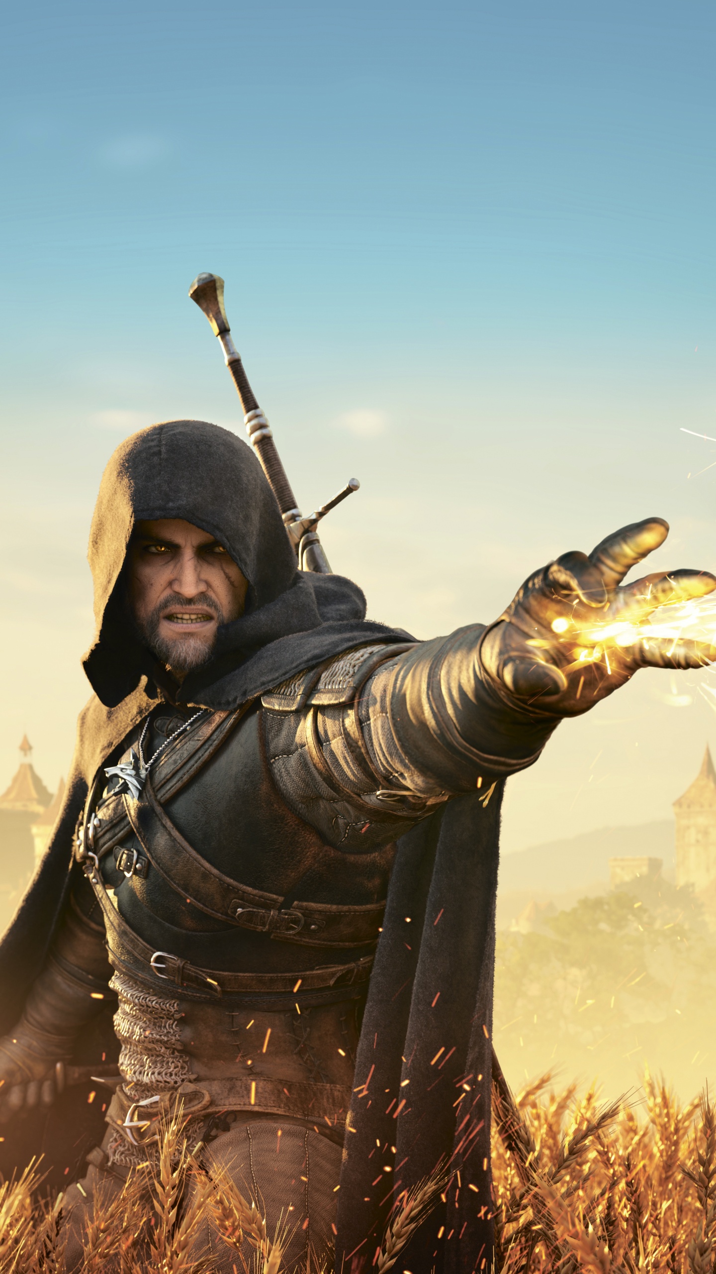 The Witcher 3 Wild Hunt, The Witcher, Geralt Von Riva, Ciri, Pc-Spiel. Wallpaper in 1440x2560 Resolution