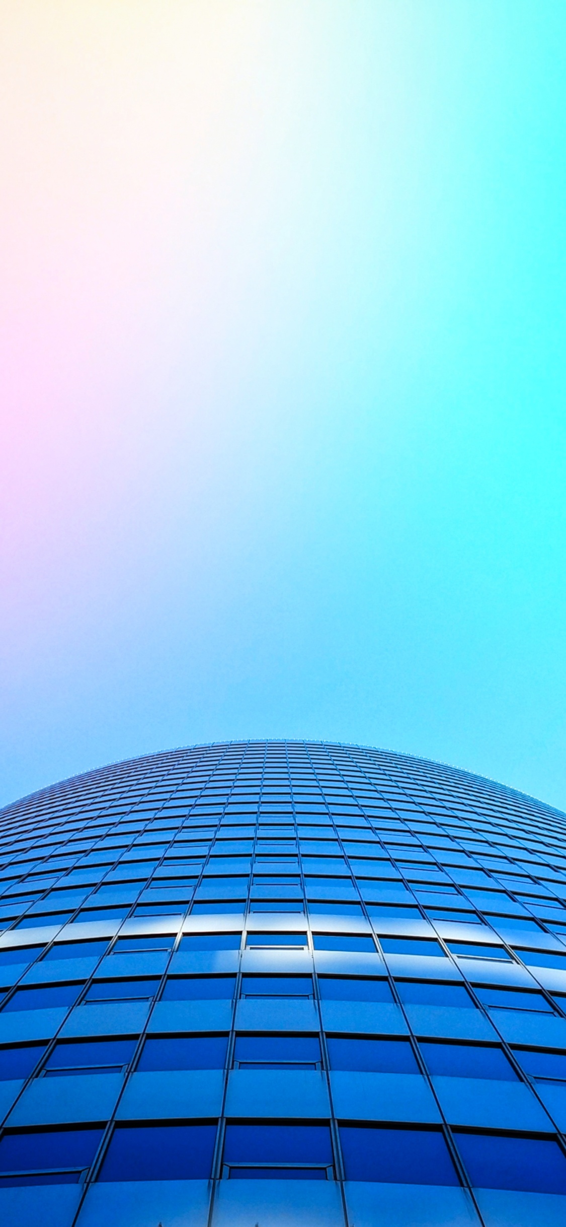 城市景观, Azure, 塔块, 对称, 正面 壁纸 1125x2436 允许