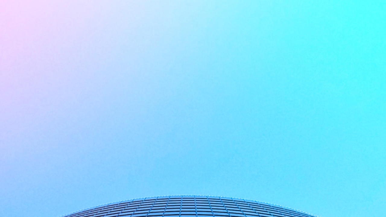 城市景观, Azure, 塔块, 对称, 正面 壁纸 1280x720 允许