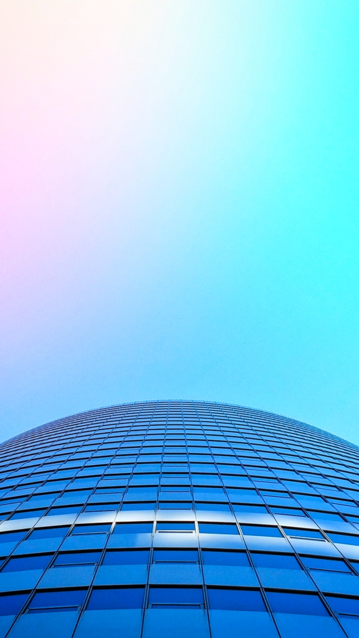 Cityscape, Building, Blue, Skyscraper, Azure. Wallpaper in 720x1280 Resolution