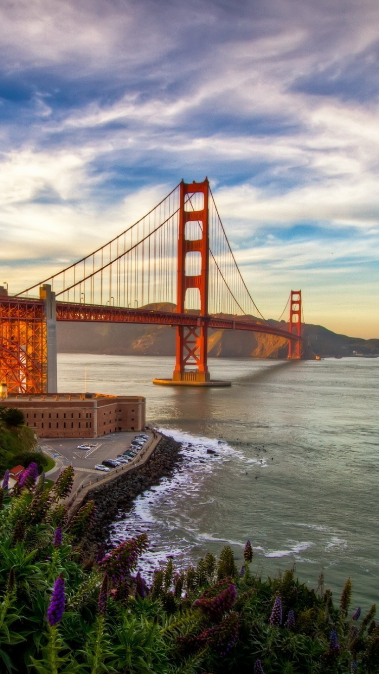 Puente Golden Gate San Francisco California. Wallpaper in 750x1334 Resolution