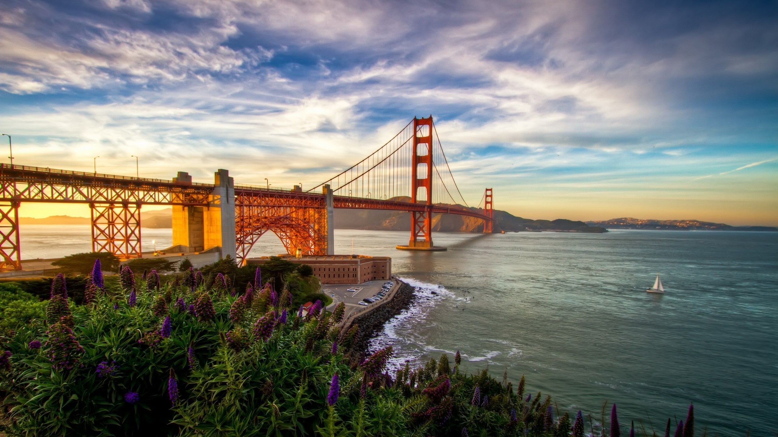 Pont du Golden Gate San Francisco Californie. Wallpaper in 2560x1440 Resolution