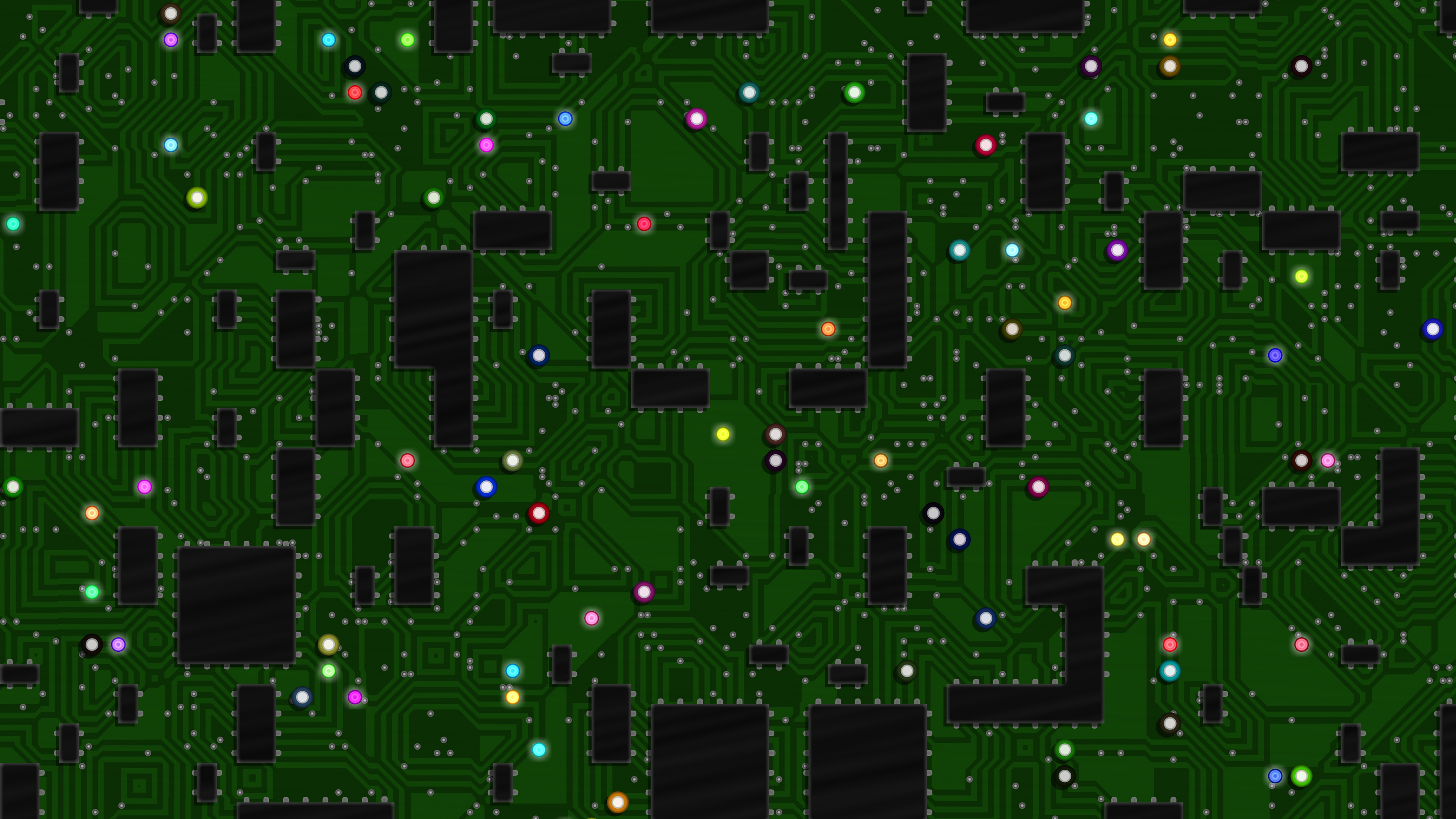 Grüne Und Schwarze Abstrakte Abbildung. Wallpaper in 3840x2160 Resolution