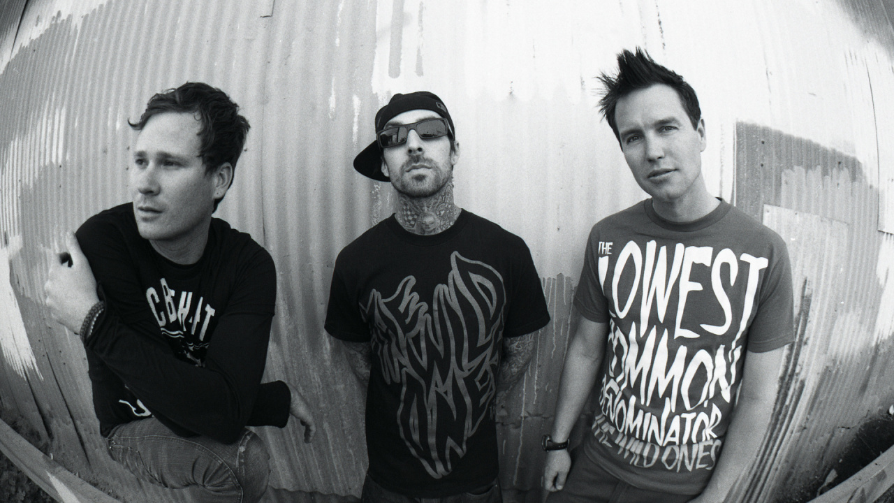 Mark Hoppus, Tom DeLonge, Travis Barker, Blink-182, Pop Punk. Wallpaper in 1280x720 Resolution