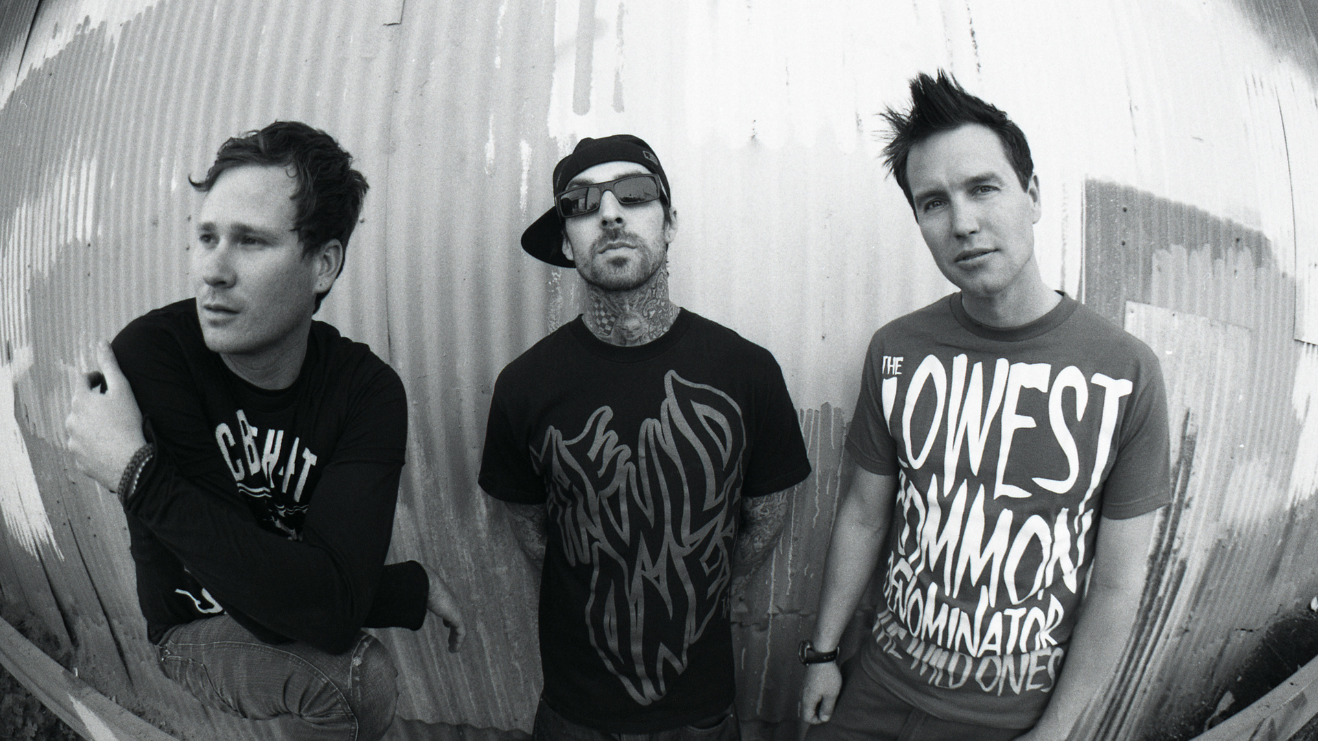 Mark Hoppus, Tom DeLonge, Travis Barker, Blink-182, Pop Punk. Wallpaper in 1920x1080 Resolution