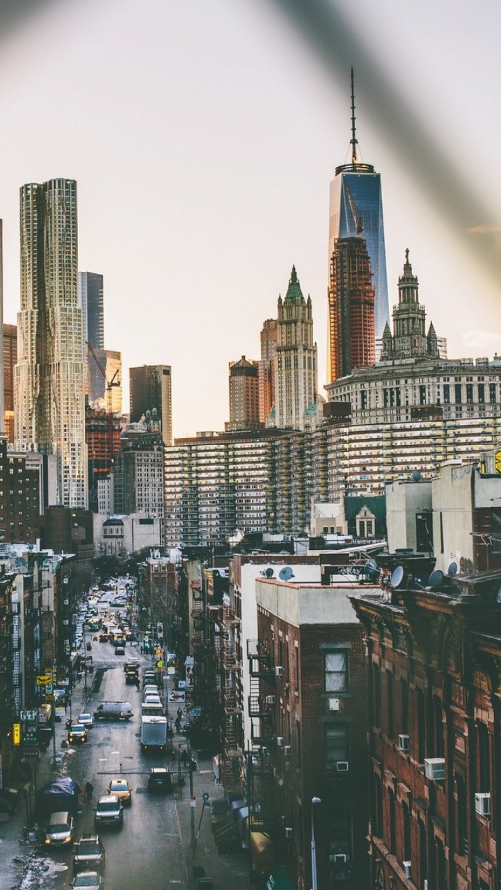 City Buildings Under White Sky During Daytime. Wallpaper in 720x1280 Resolution