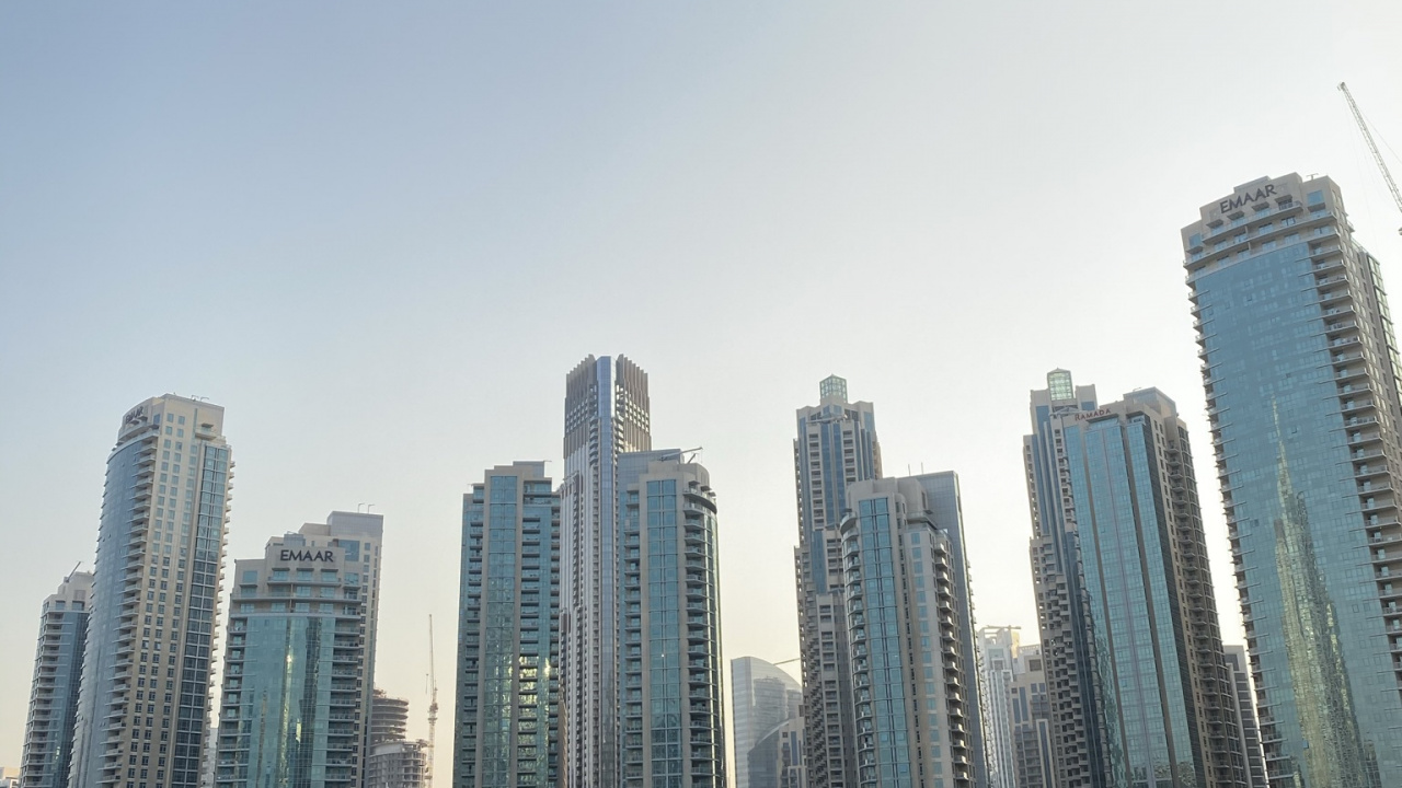 Dubai, Torre de Bloques, Propiedad, Área Urbana, Condominio. Wallpaper in 1280x720 Resolution