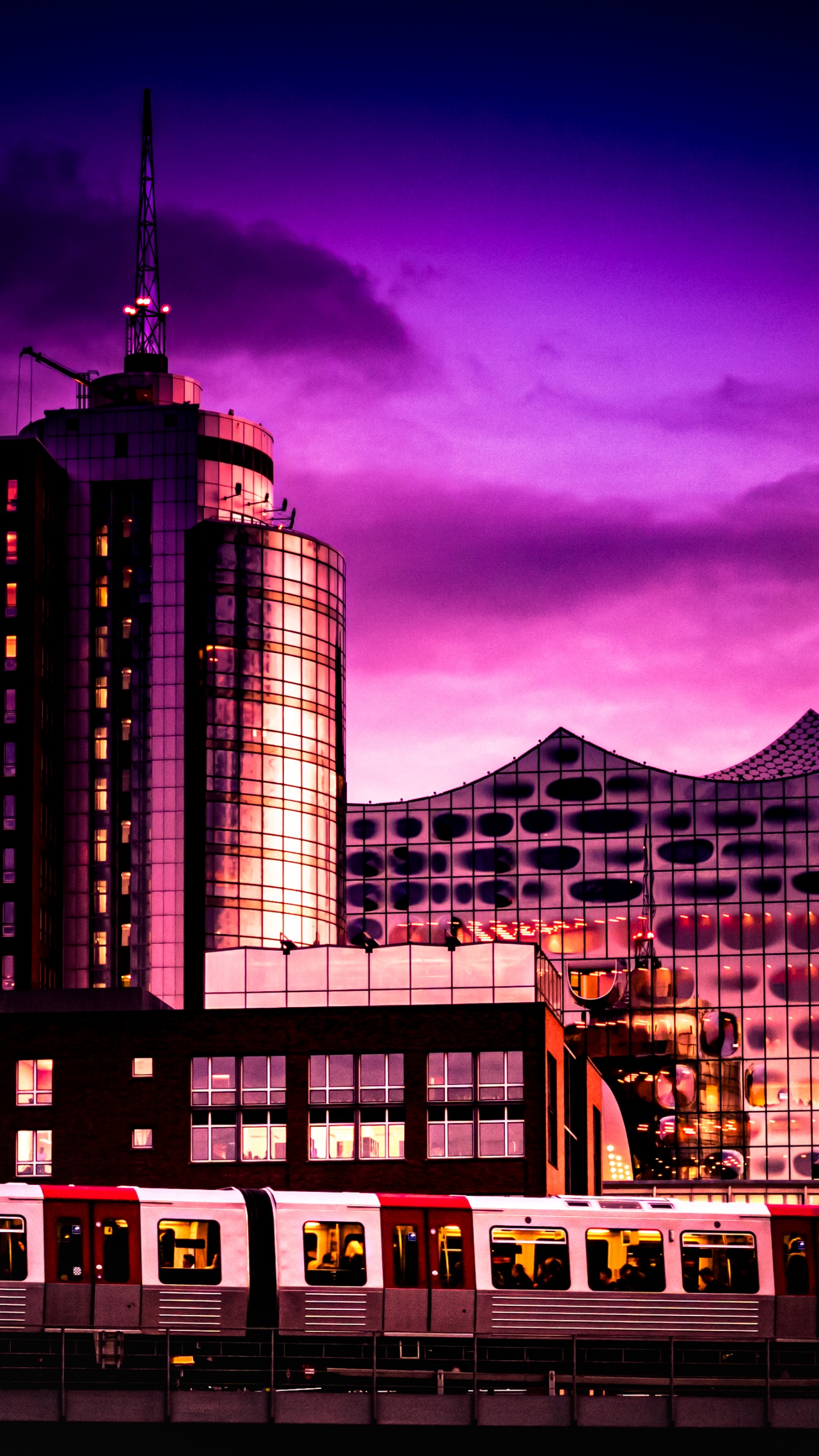 Hito, Arquitectura, Edificio, Morado, Torre de Bloques. Wallpaper in 1440x2560 Resolution