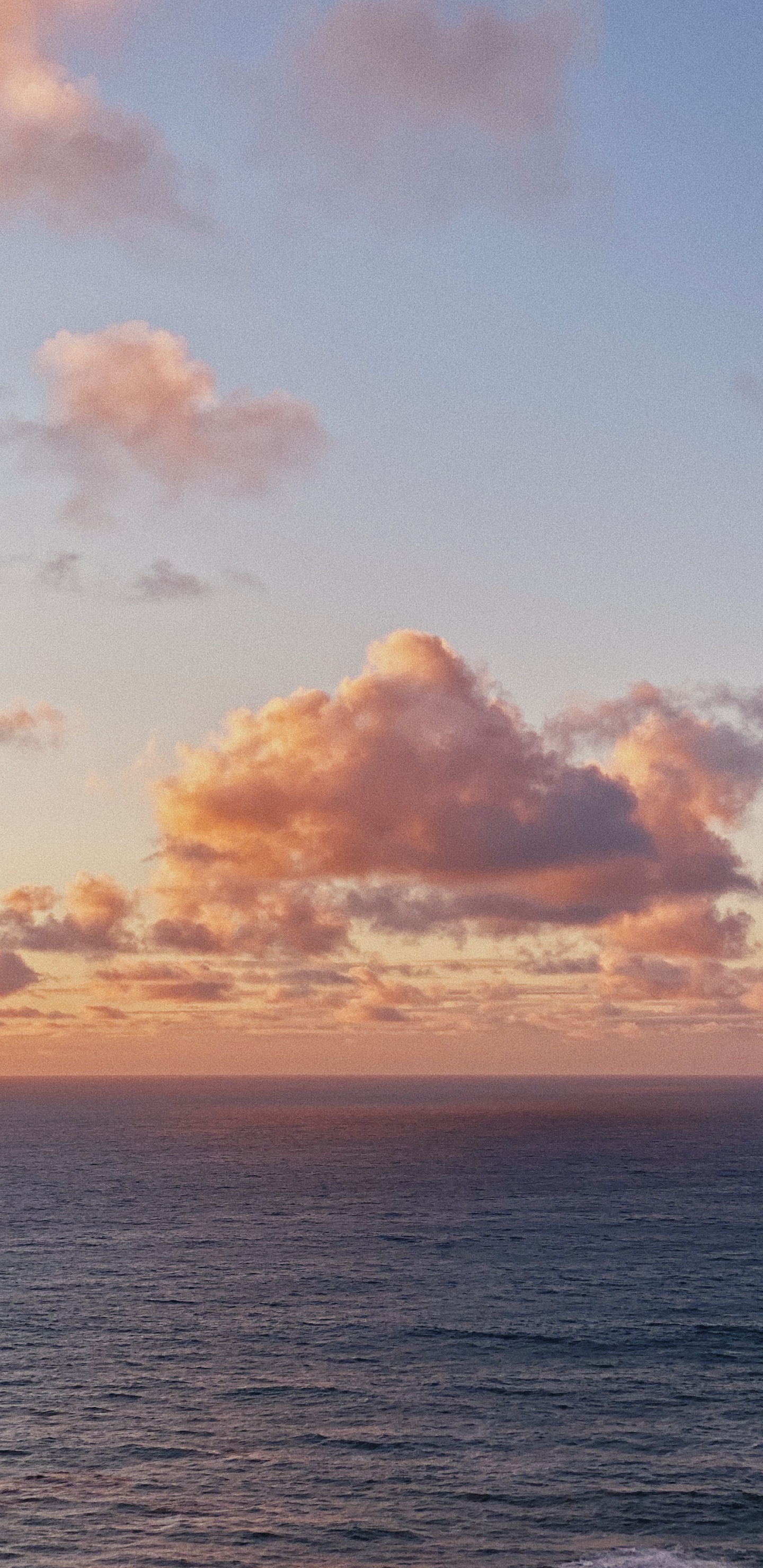 Cloud, Horizon, Sea, Ocean, Afterglow. Wallpaper in 1440x2960 Resolution