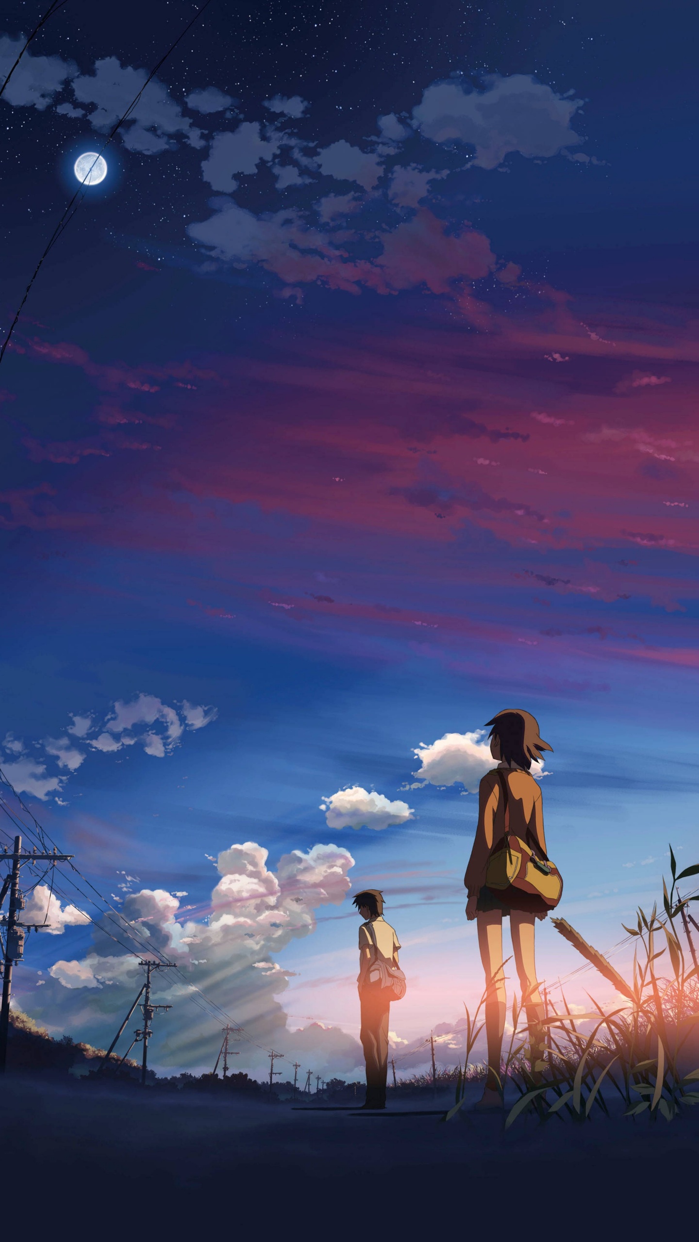 Shinohara Akari, Toono Takaki, Kanae Sumida, Anime, Ambiente. Wallpaper in 1440x2560 Resolution