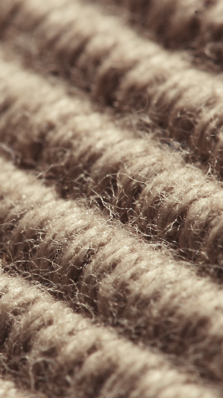 Textile Rayé Marron et Blanc. Wallpaper in 750x1334 Resolution