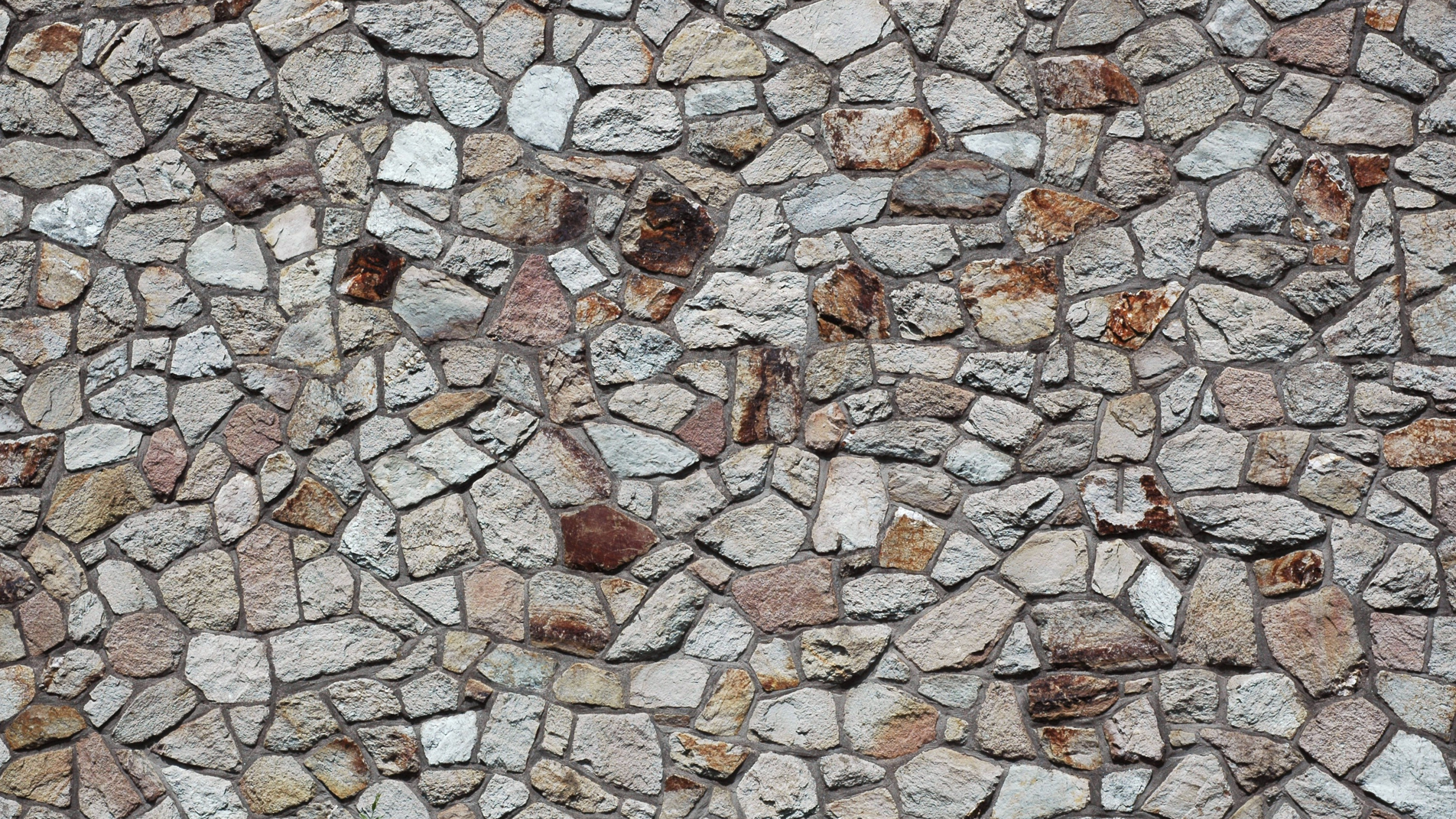 Brown and Gray Brick Wall. Wallpaper in 2560x1440 Resolution