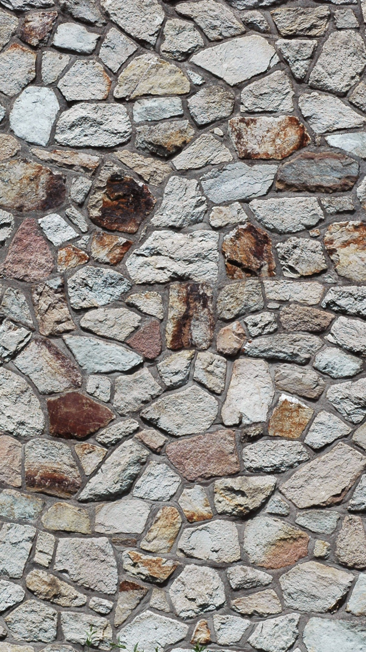 石壁, 鹅卵石, 废墟, 砾石, 沙发 壁纸 750x1334 允许