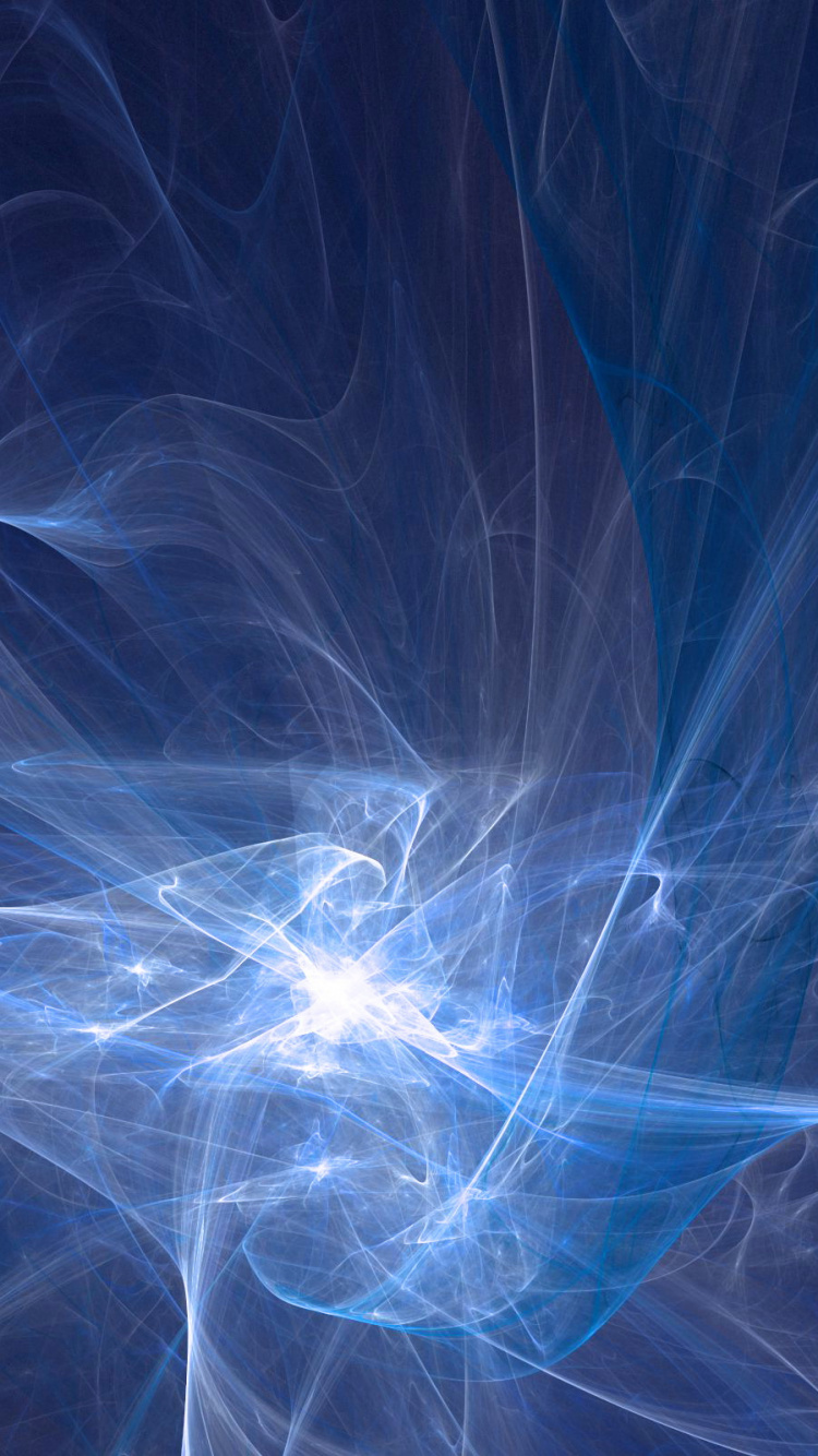 Blue and White Light Illustration. Wallpaper in 750x1334 Resolution