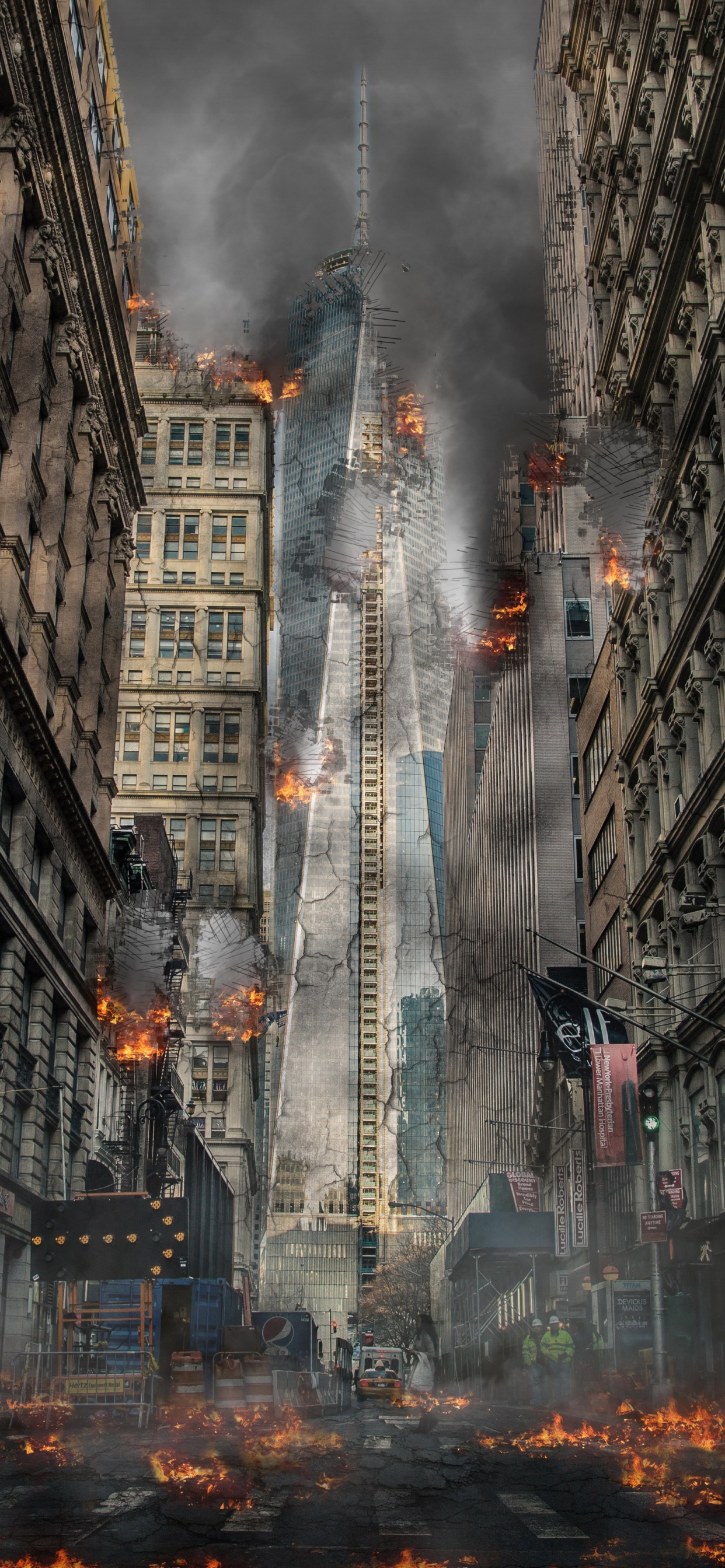 Edificio de Hormigón Gris Durante el Día. Wallpaper in 1242x2688 Resolution