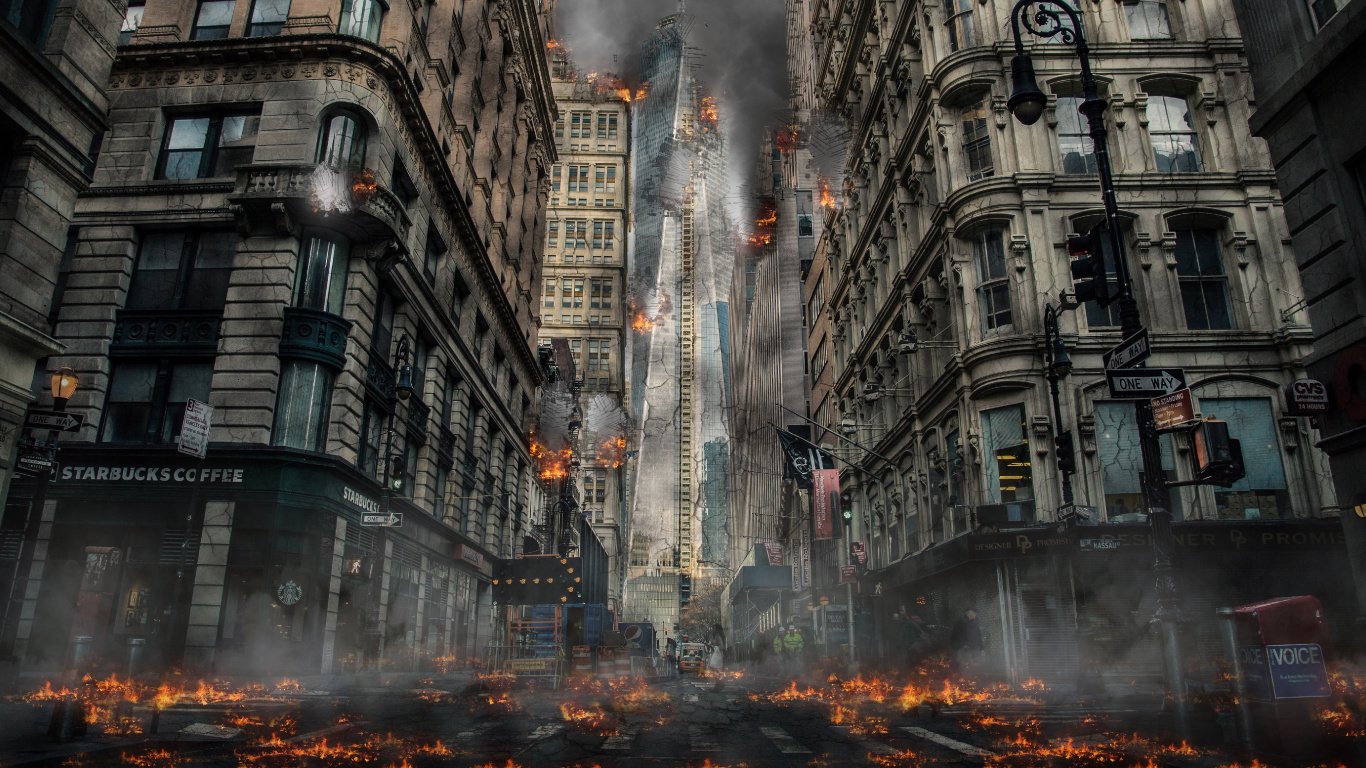 Edificio de Hormigón Gris Durante el Día. Wallpaper in 1366x768 Resolution