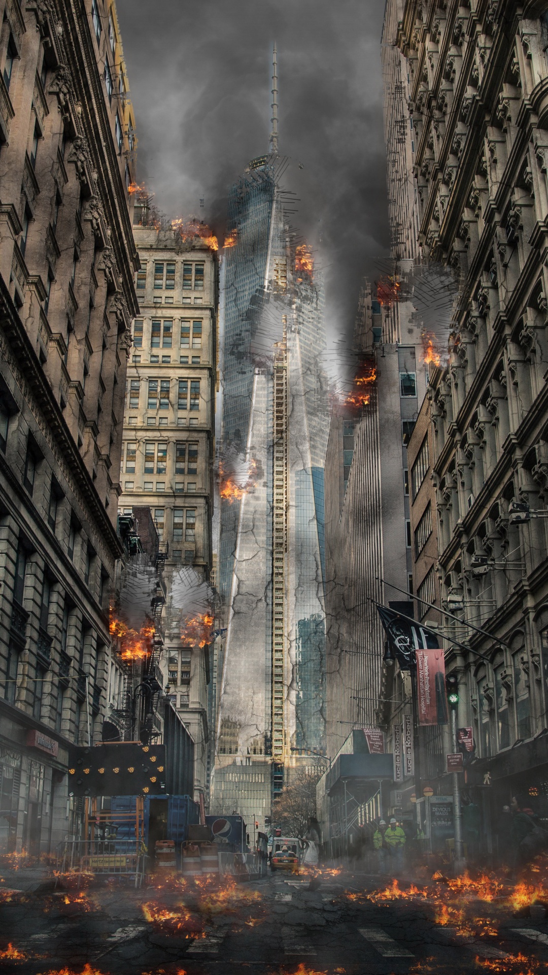 Grey Concrete Building During Daytime. Wallpaper in 1080x1920 Resolution