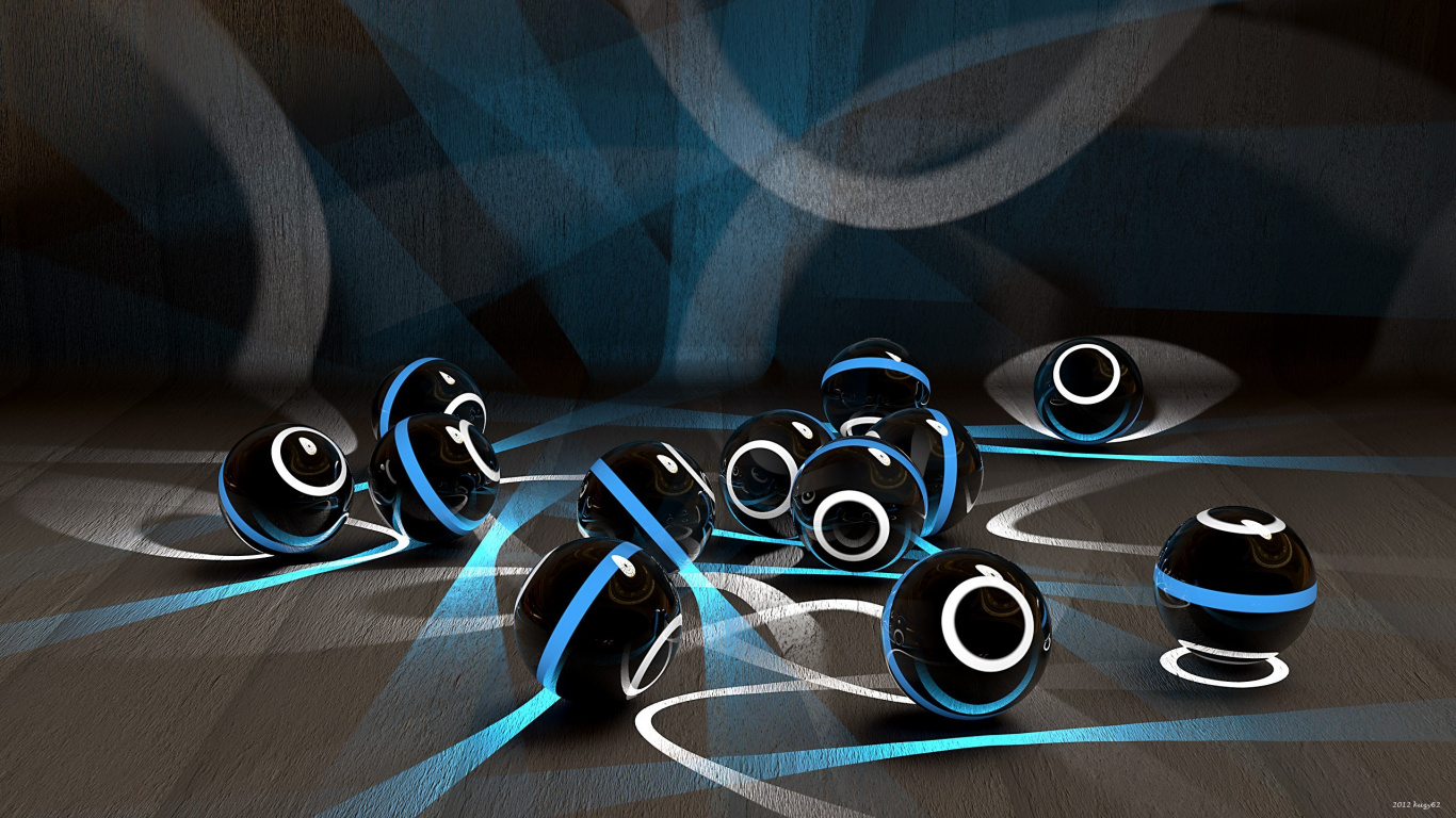 Download 1366x768 Wallpaper White and Black Earbuds on Blue and White Checkered Textile White and Black Earbuds on Blue and White Checkered Textile. Wallpaper in 1366x768 Resolution