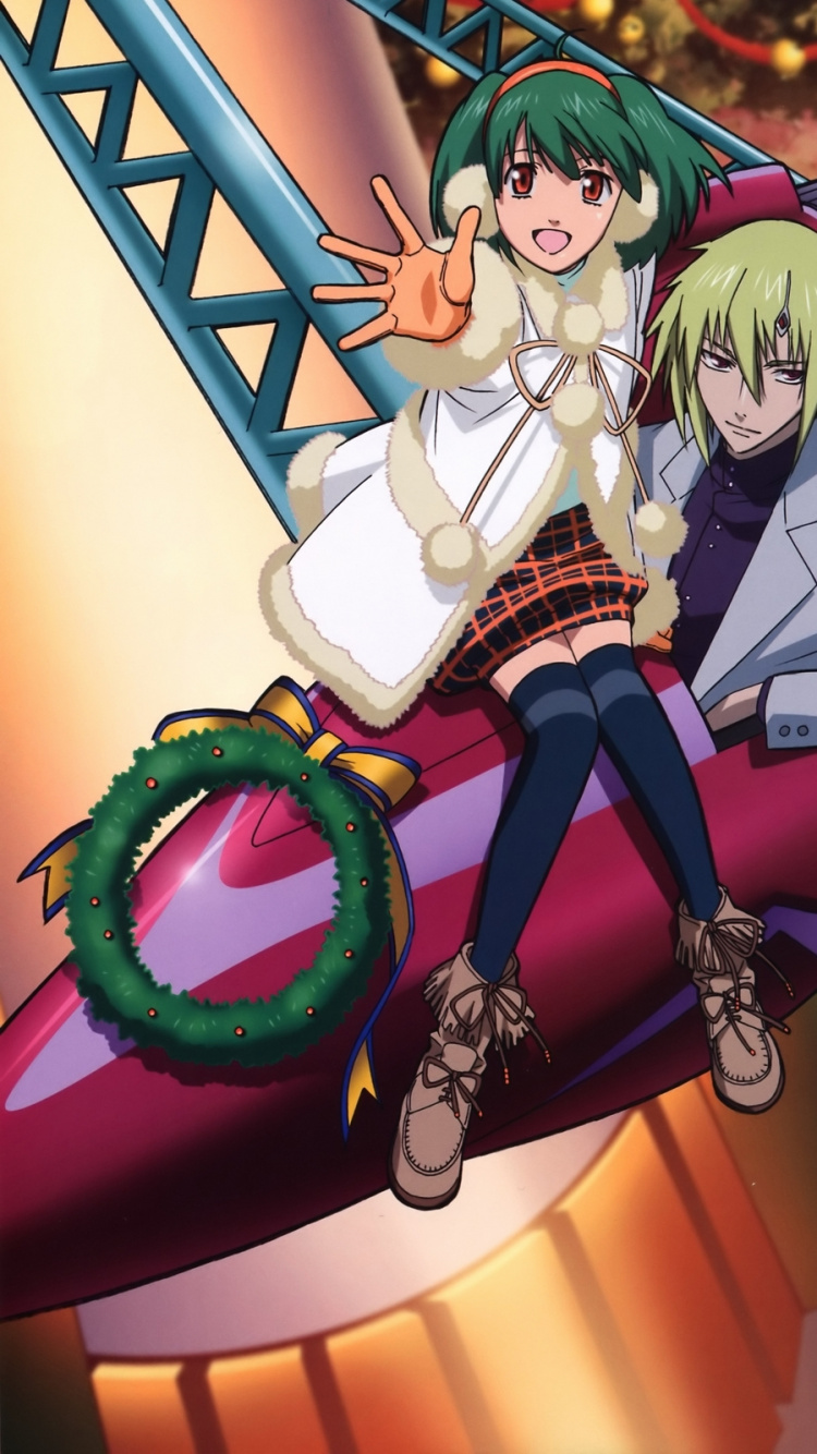 Illustration de Robot Rouge et Bleu. Wallpaper in 750x1334 Resolution