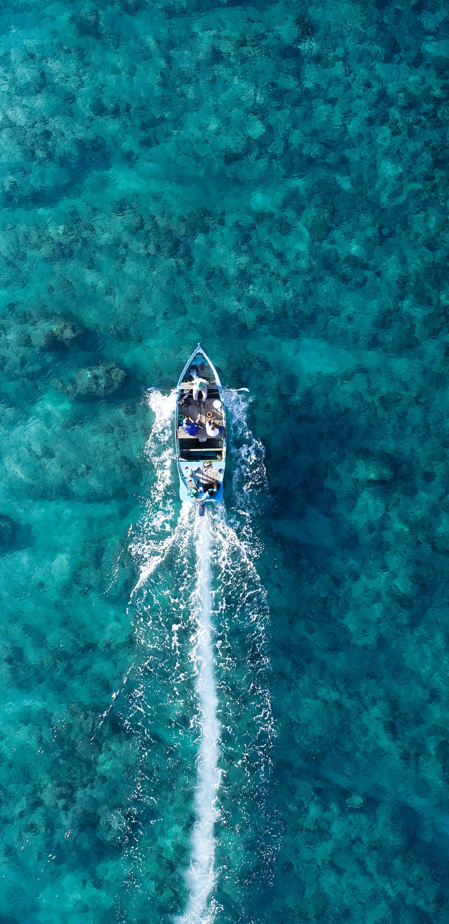 Mar, Oceano, Playa, Agua, Azure. Wallpaper in 1440x2960 Resolution