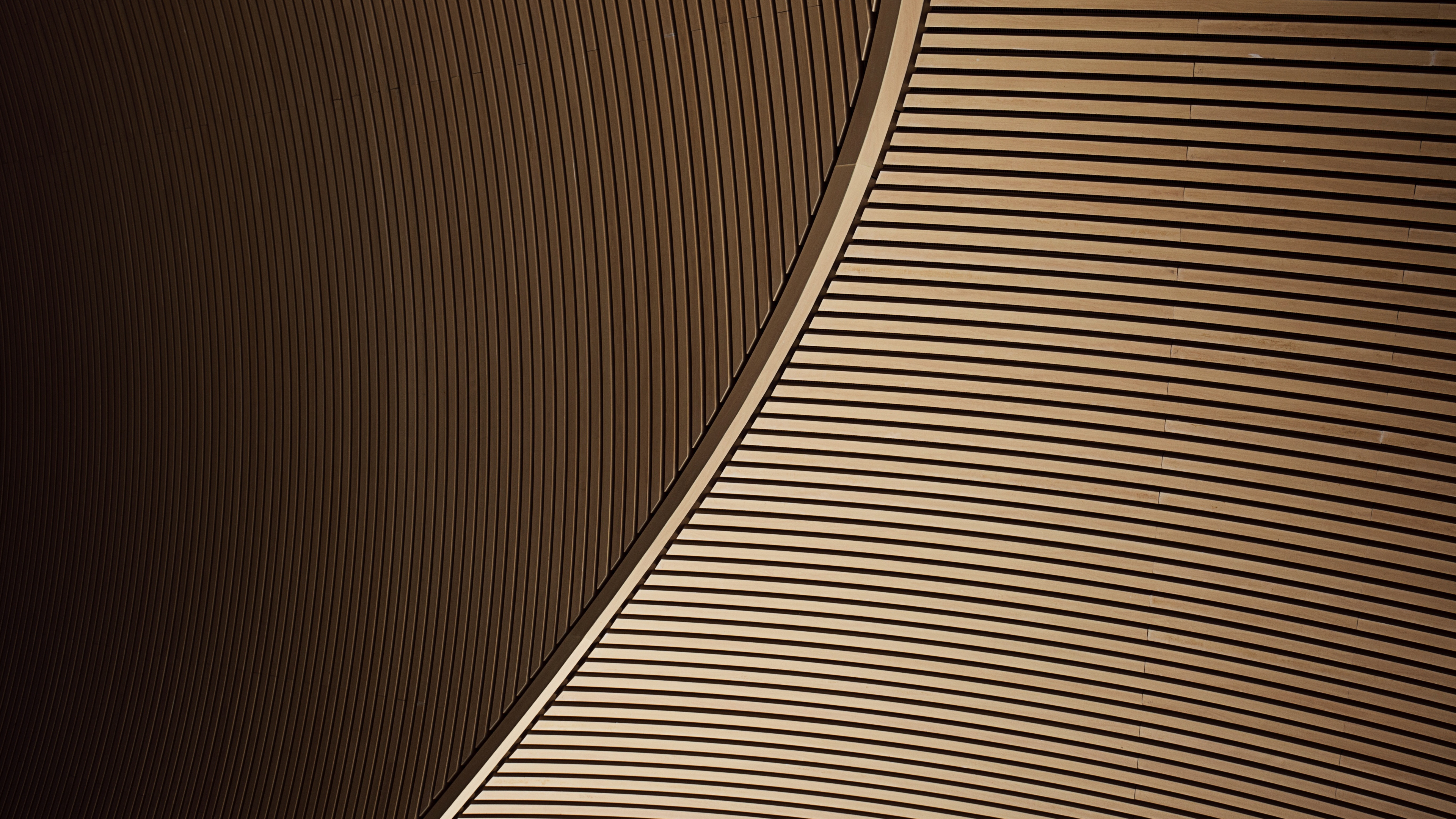 Braun-schwarz Gestreiftes Textil. Wallpaper in 3840x2160 Resolution