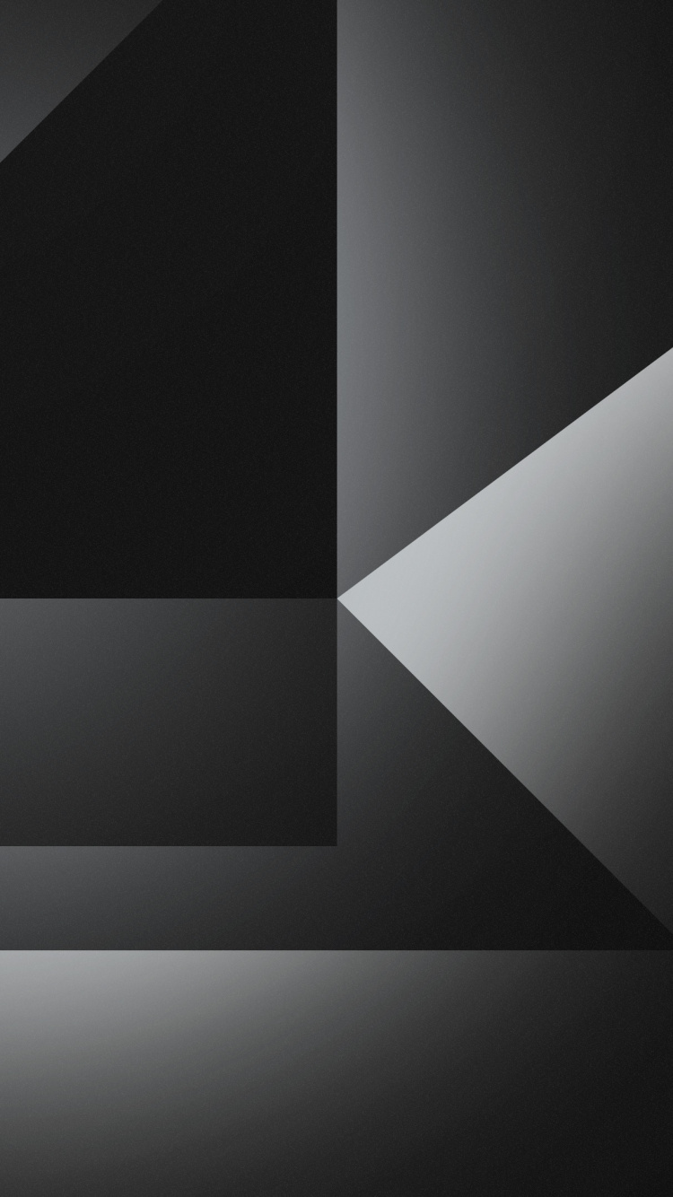 Abstrakte Schwarz-Weiß-Darstellung. Wallpaper in 750x1334 Resolution